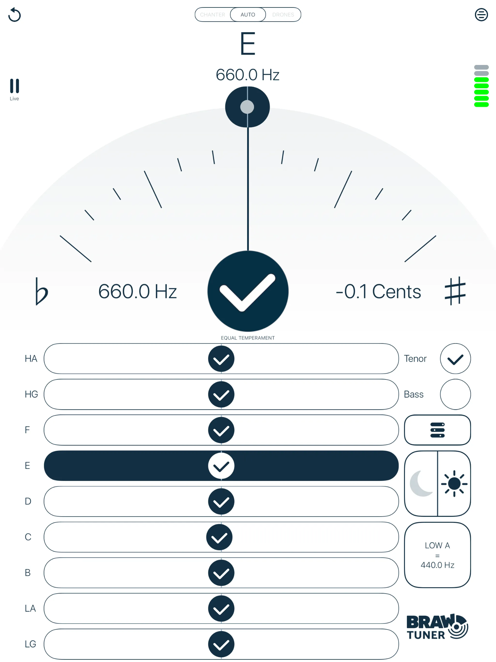 Braw Bagpipe Tuner | Indus Appstore | Screenshot