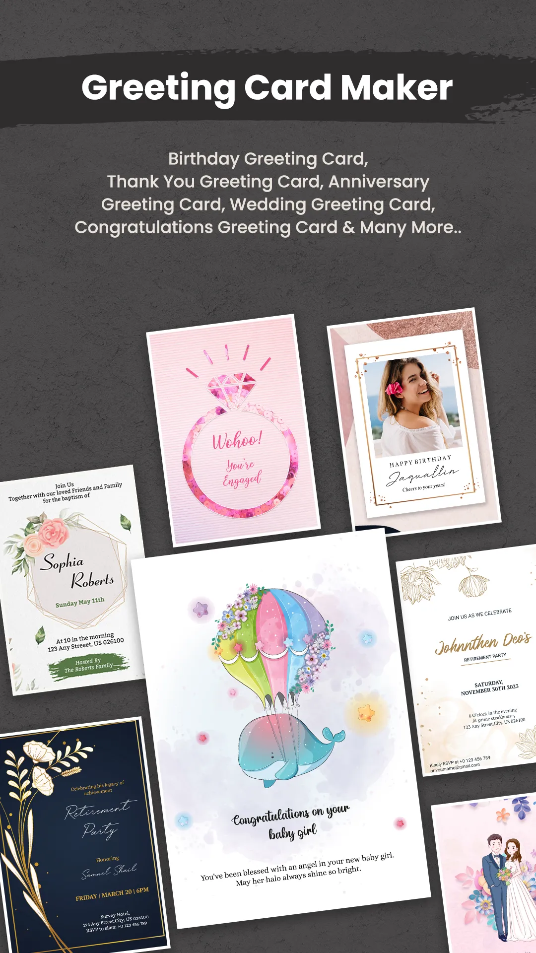 Invitation Card Maker & Design | Indus Appstore | Screenshot