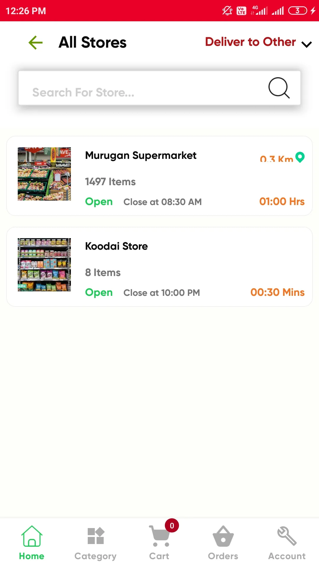 KOODAI - Home Delivery App | Indus Appstore | Screenshot