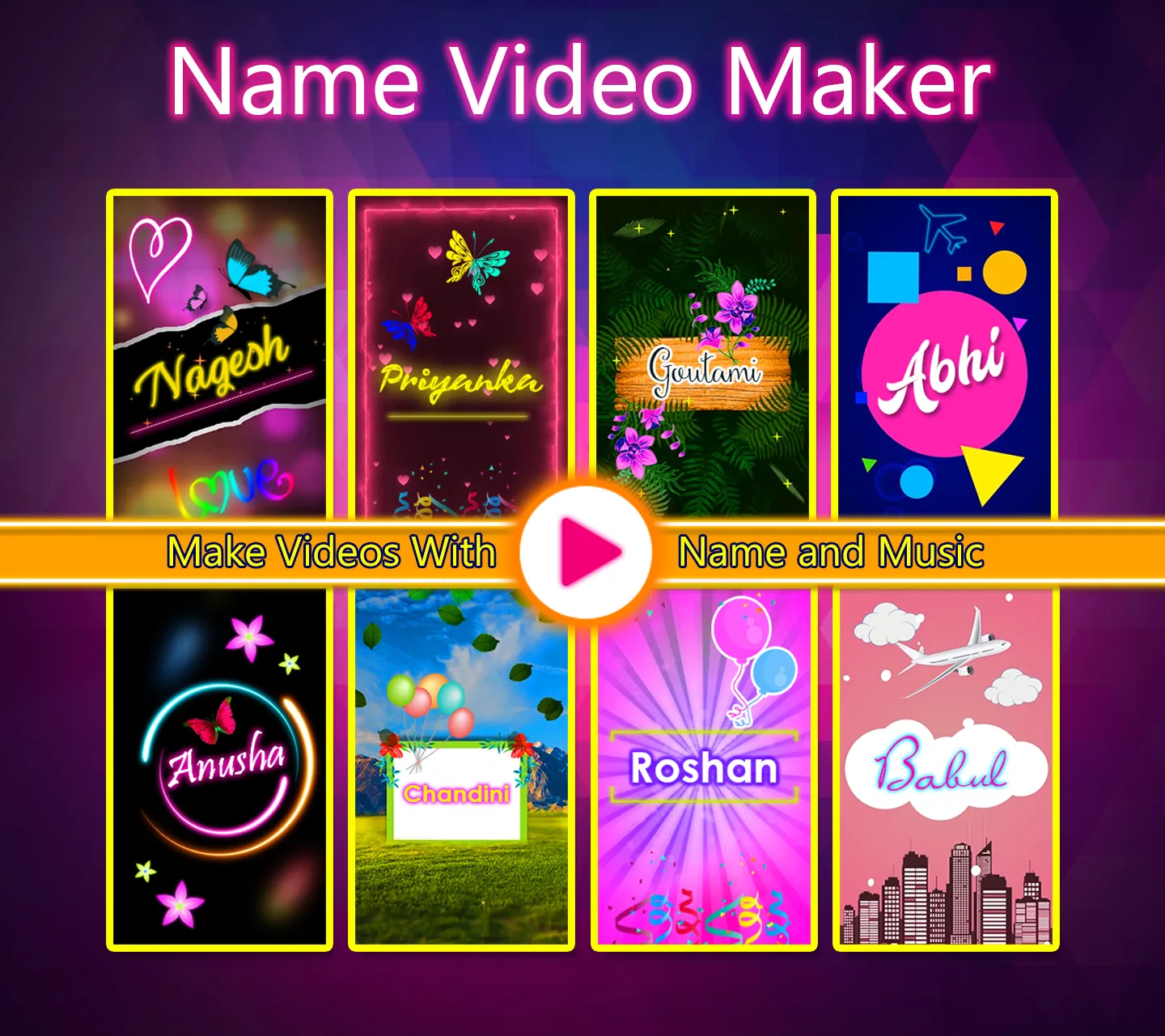 Name Video Maker - Status 2025 | Indus Appstore | Screenshot