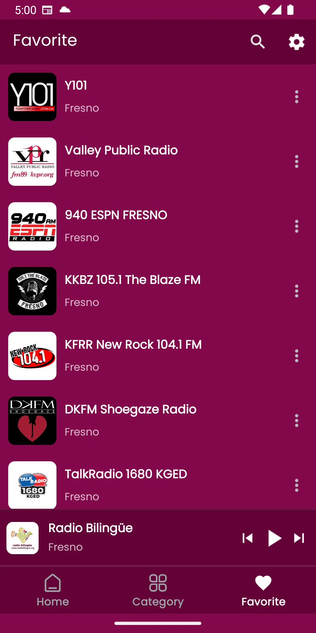 Fresno Radio Stations - USA | Indus Appstore | Screenshot