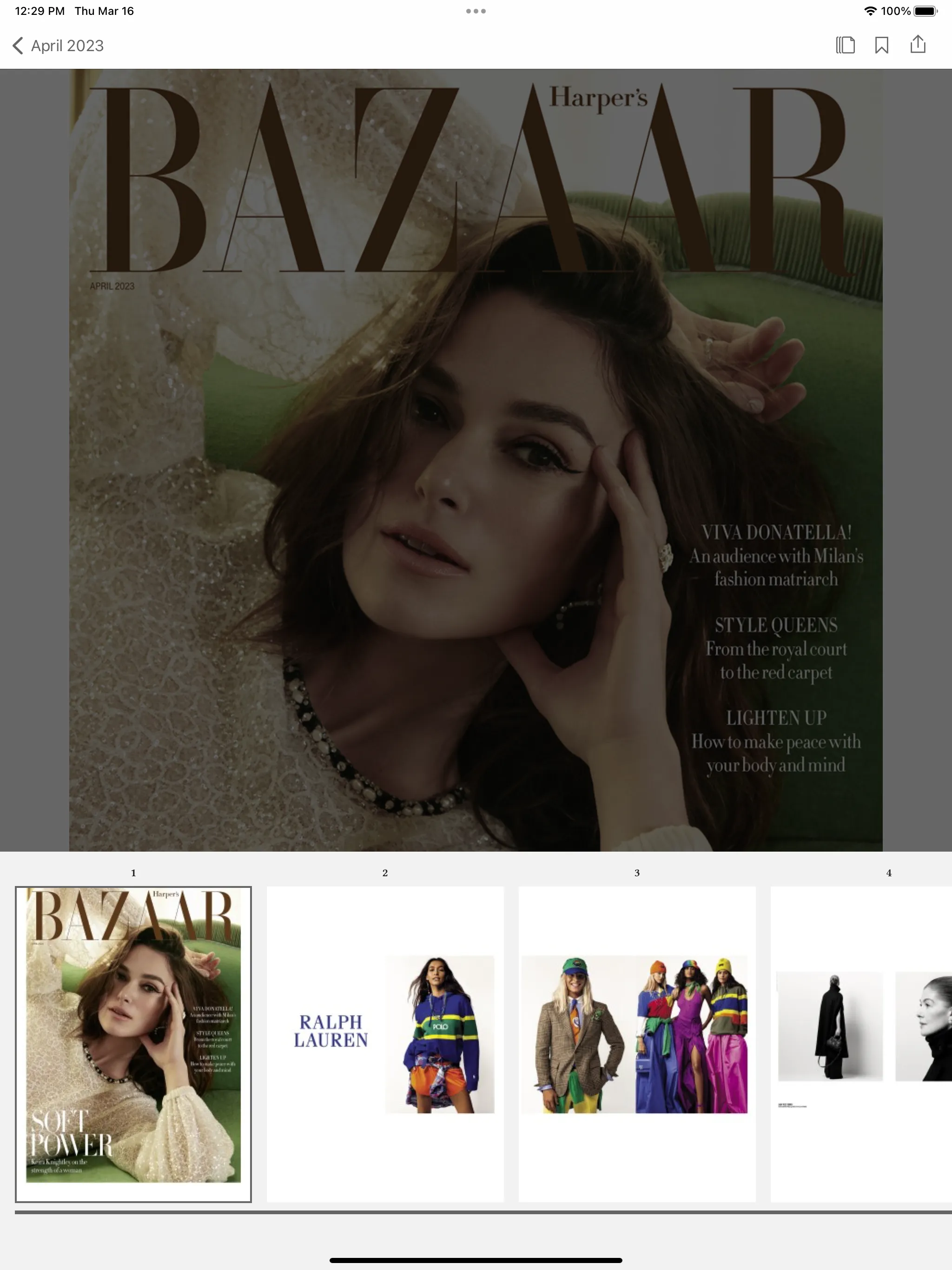 Harper's Bazaar UK | Indus Appstore | Screenshot