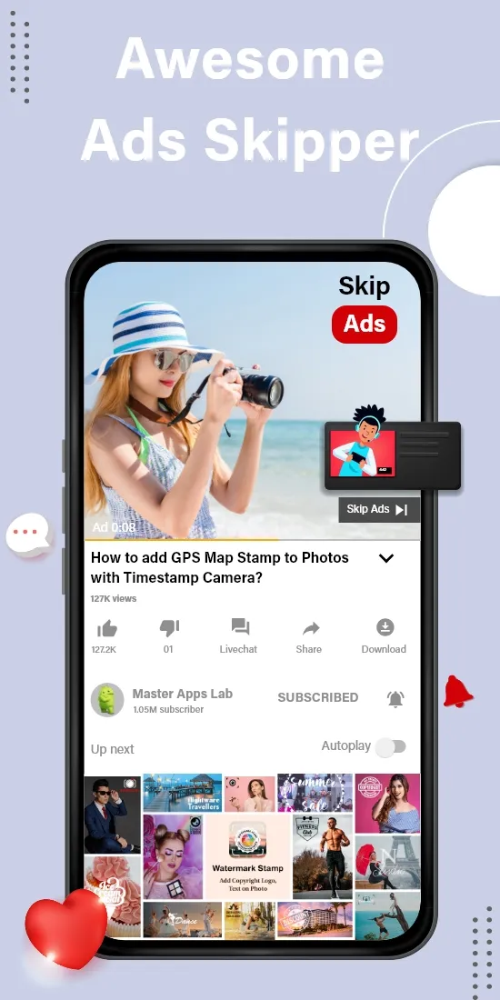 Skip Ads: Auto Skip Video Ads | Indus Appstore | Screenshot