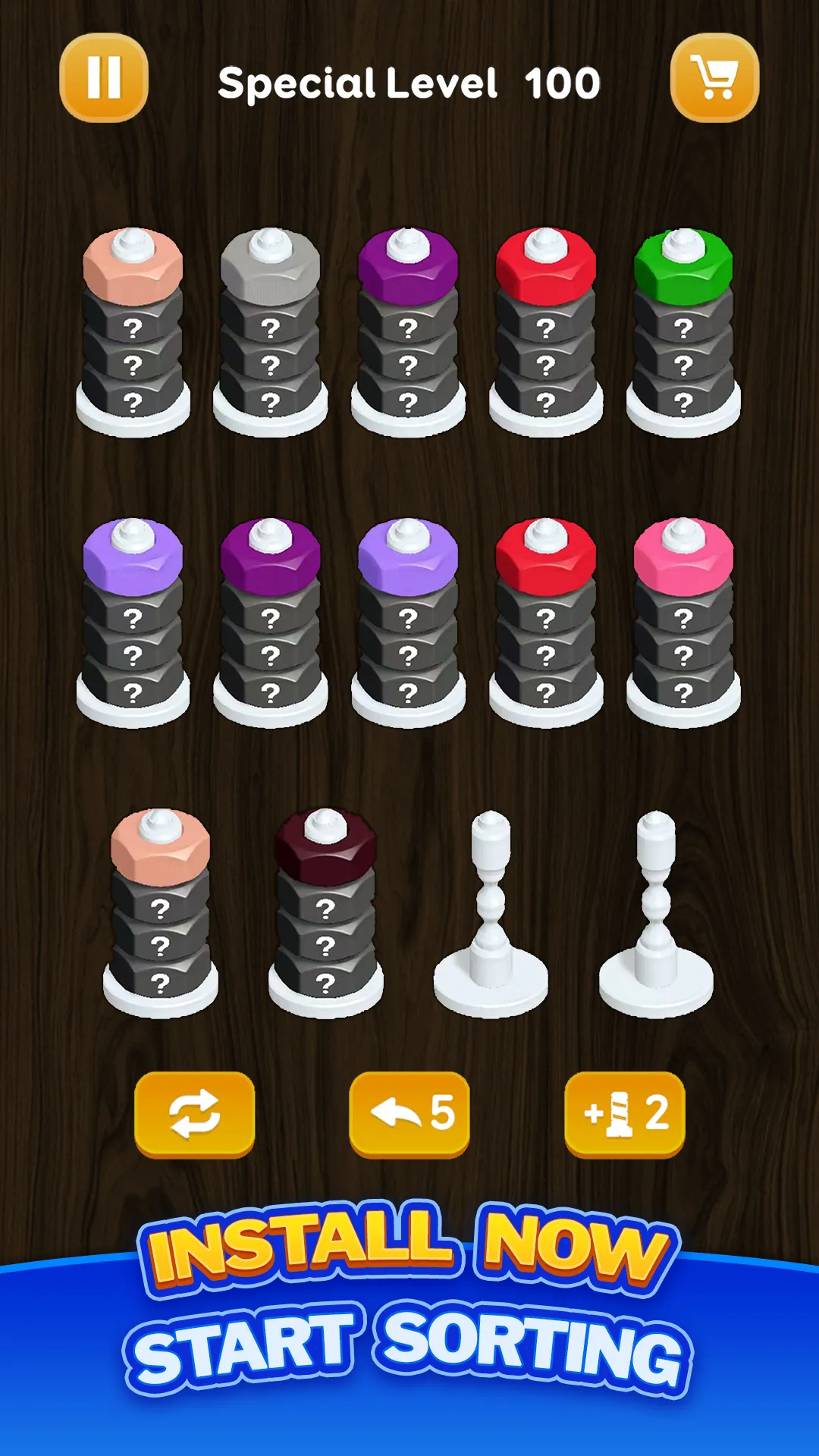 Nut Sort Puzzle - Color Sort | Indus Appstore | Screenshot