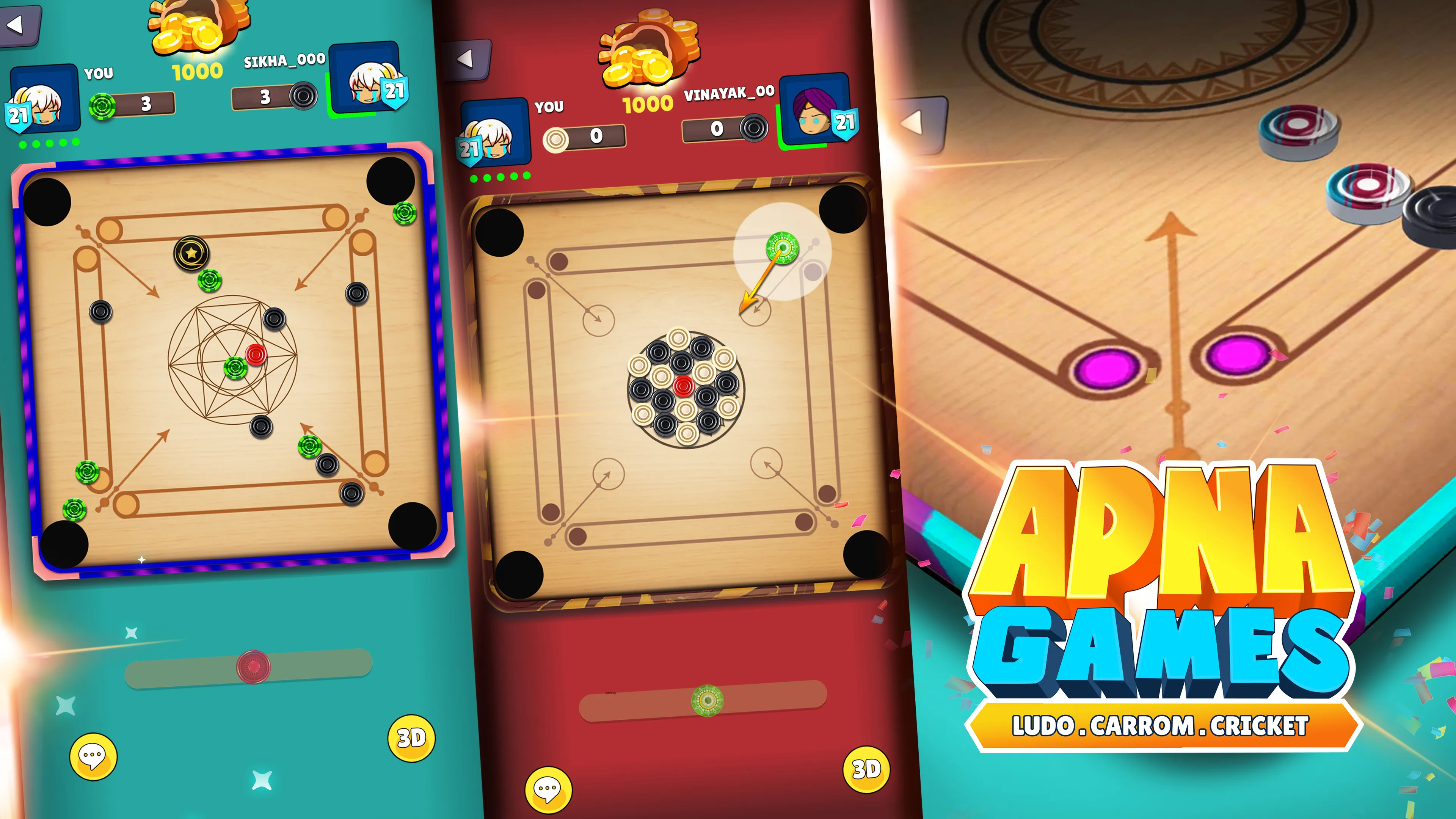 Apna Games Ludo Carrom Cricket | Indus Appstore | Screenshot