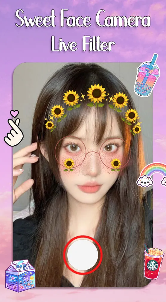 Sweet Face Camera Live Filter | Indus Appstore | Screenshot