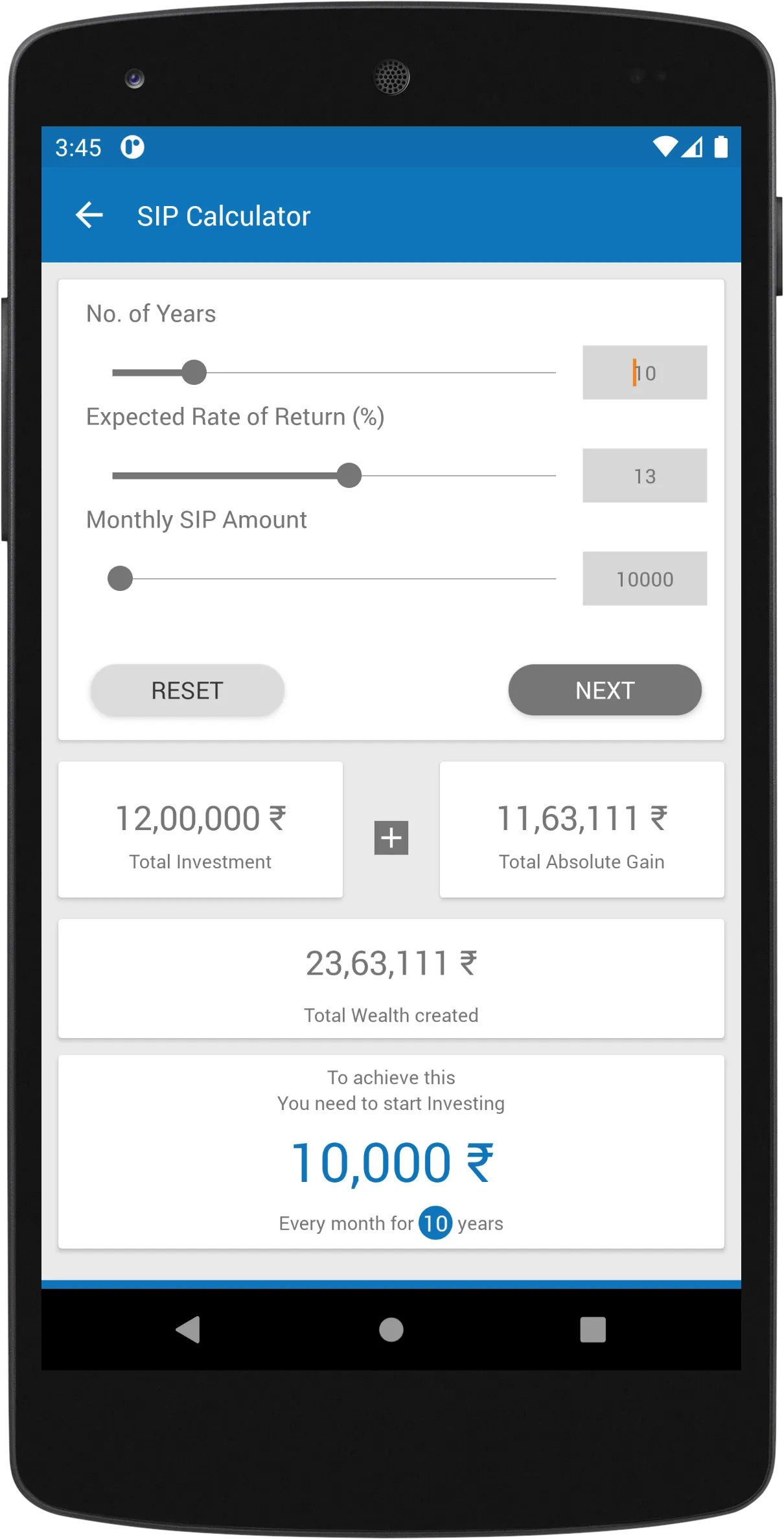 Vinayak Investments | Indus Appstore | Screenshot