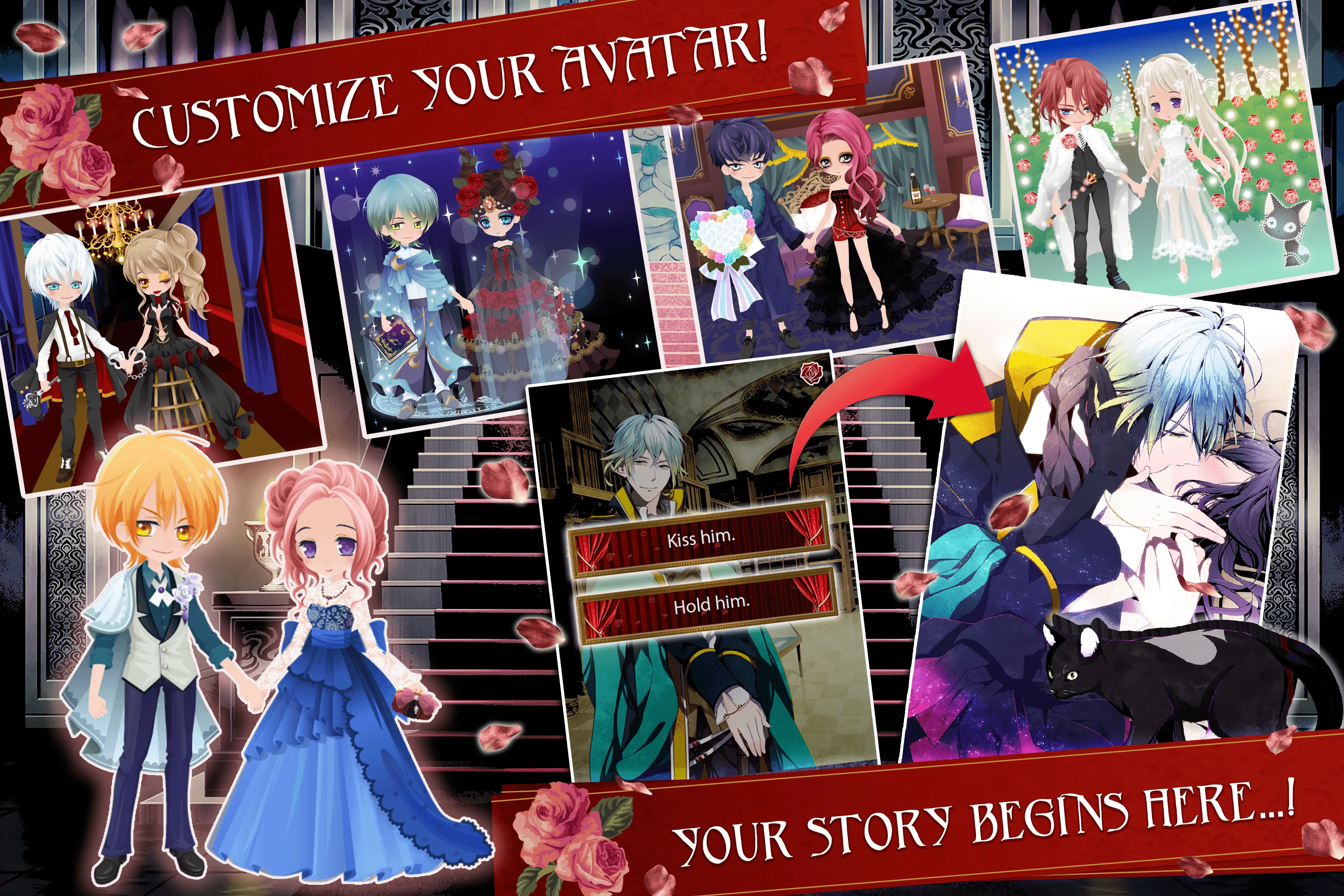 Blood in Roses - Otome Game | Indus Appstore | Screenshot