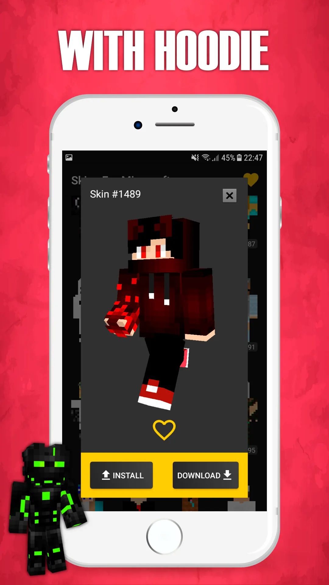 Skins for Minecraft PE | Indus Appstore | Screenshot