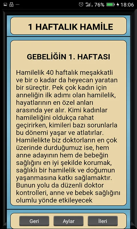 Hamilelik Gelişimi Hafta Hafta | Indus Appstore | Screenshot