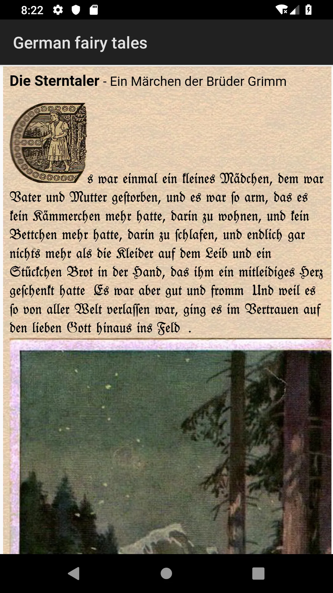 German fairy tales in gothic | Indus Appstore | Screenshot