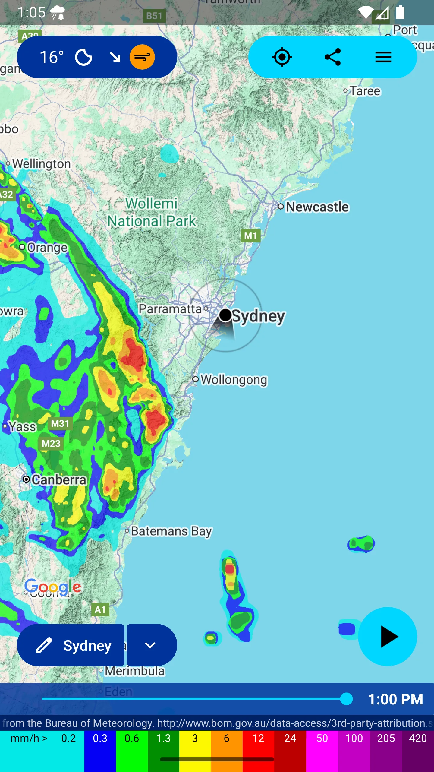 Rain Alarm | Indus Appstore | Screenshot