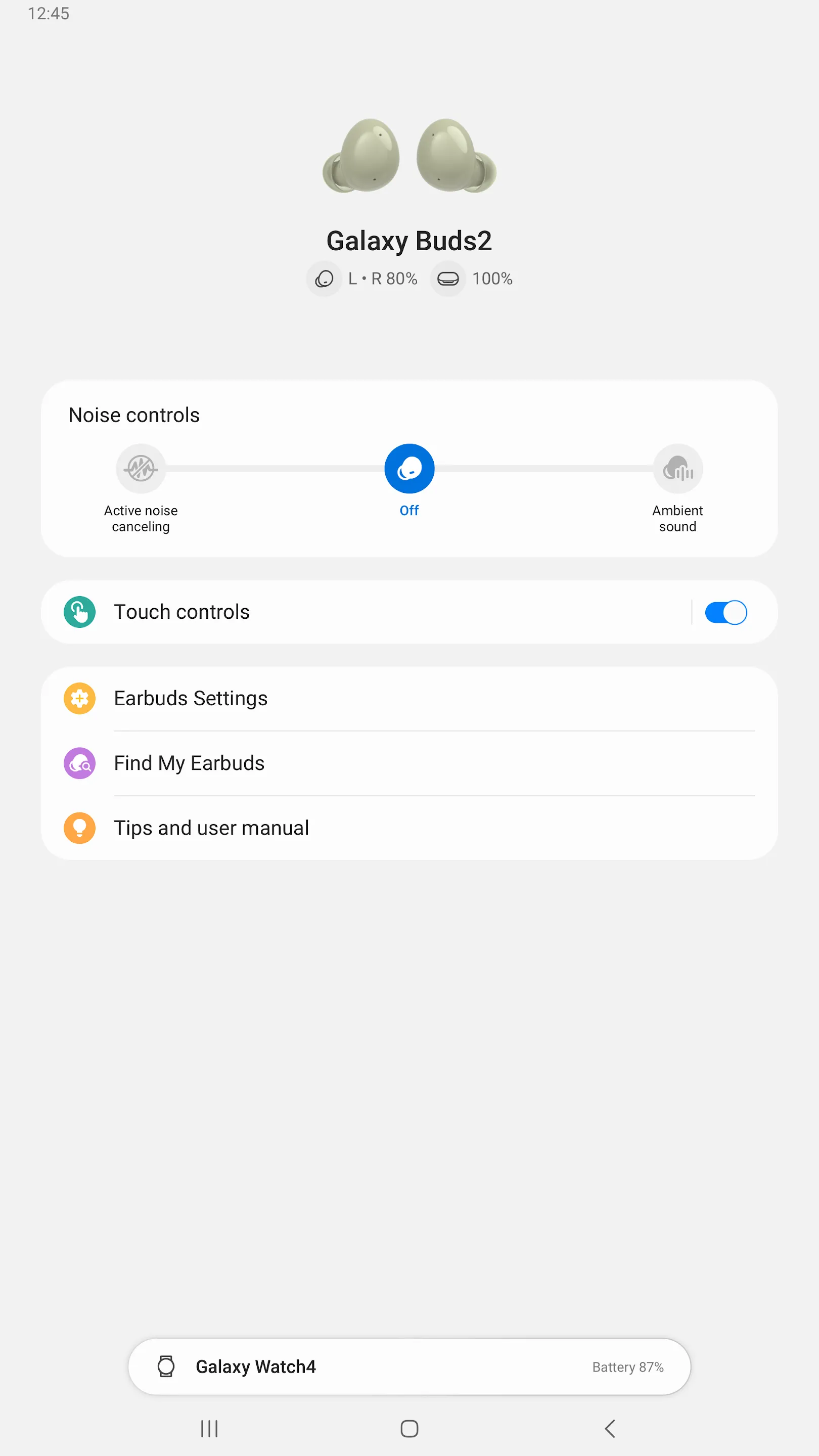 Galaxy Buds2 Manager | Indus Appstore | Screenshot