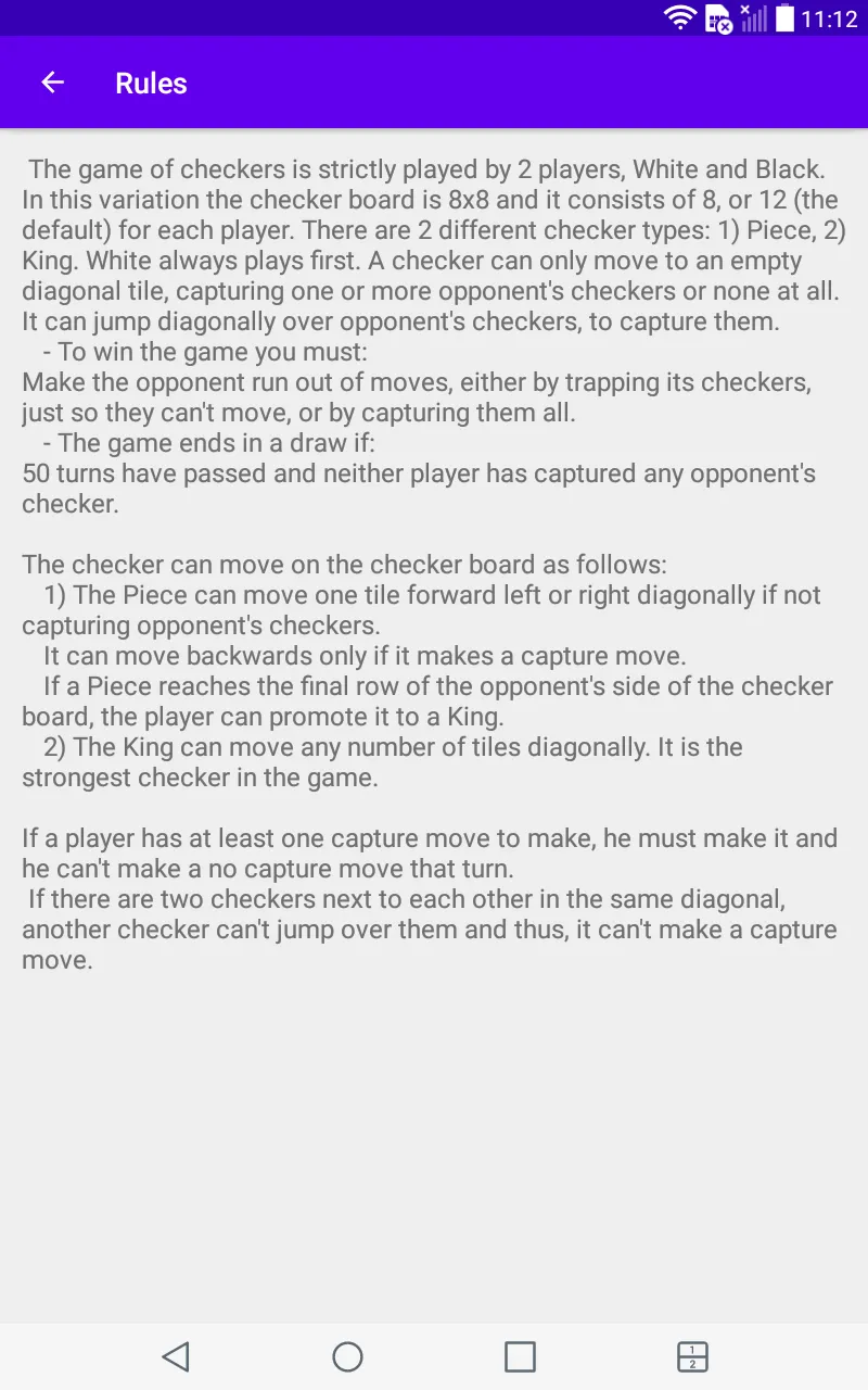 Minimax Checkers | Indus Appstore | Screenshot