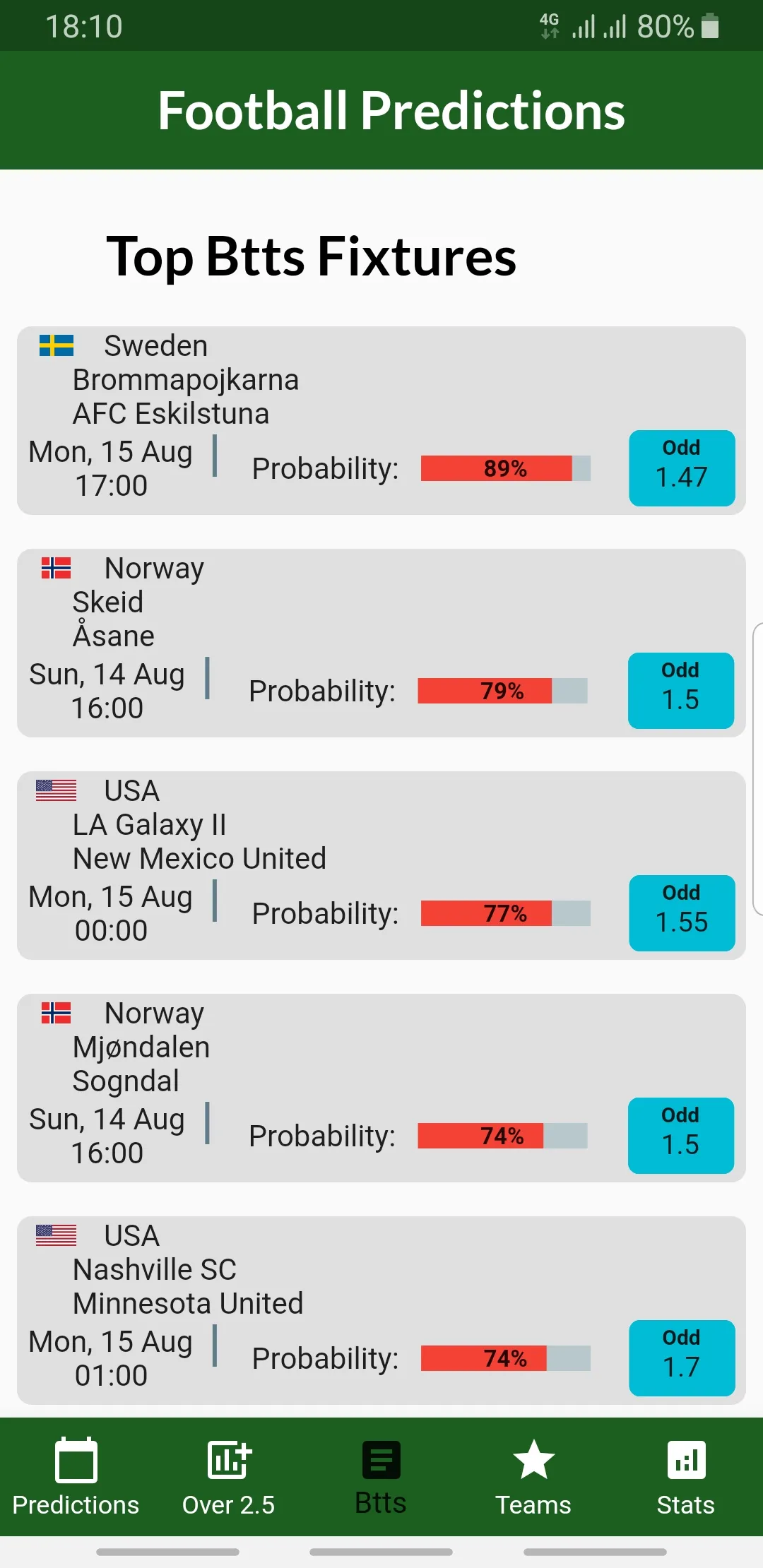 Football Predictions | Indus Appstore | Screenshot