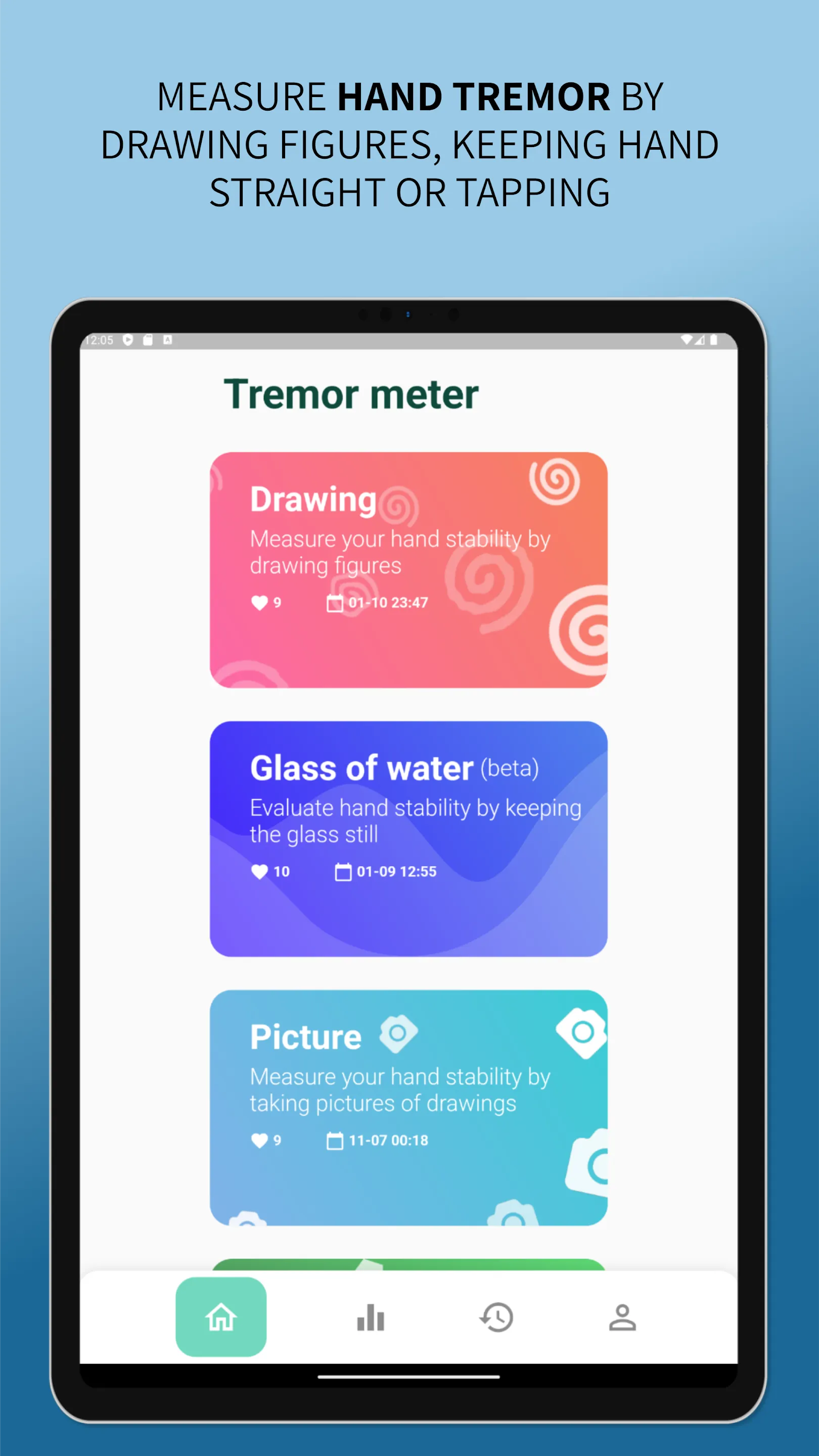 Steady Hands - tremor meter | Indus Appstore | Screenshot