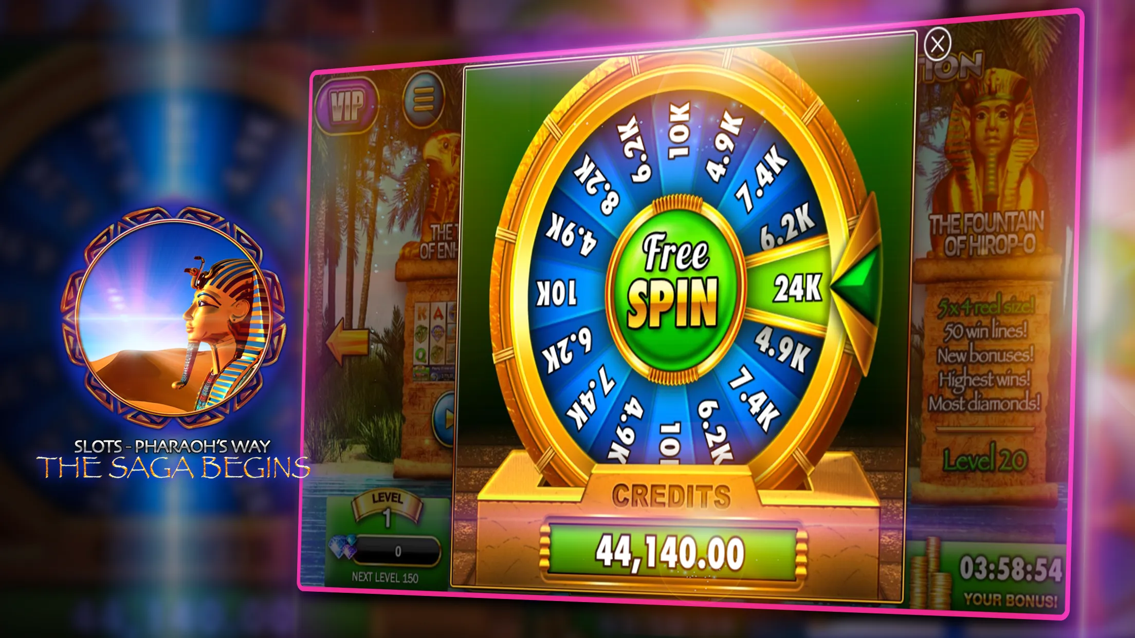 Slots - Pharaoh's Way Casino | Indus Appstore | Screenshot