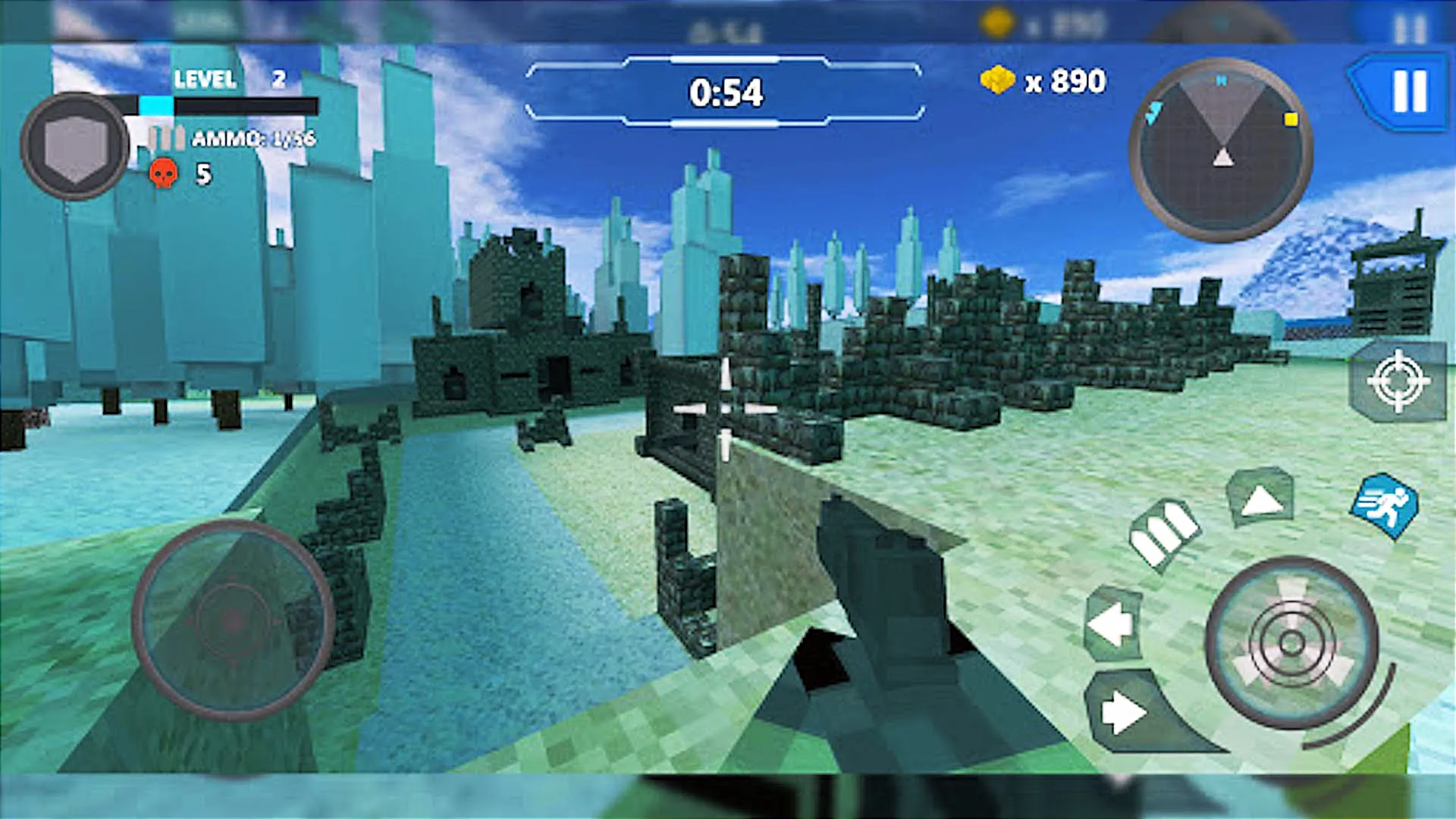 Cube Wars Battle Survival | Indus Appstore | Screenshot