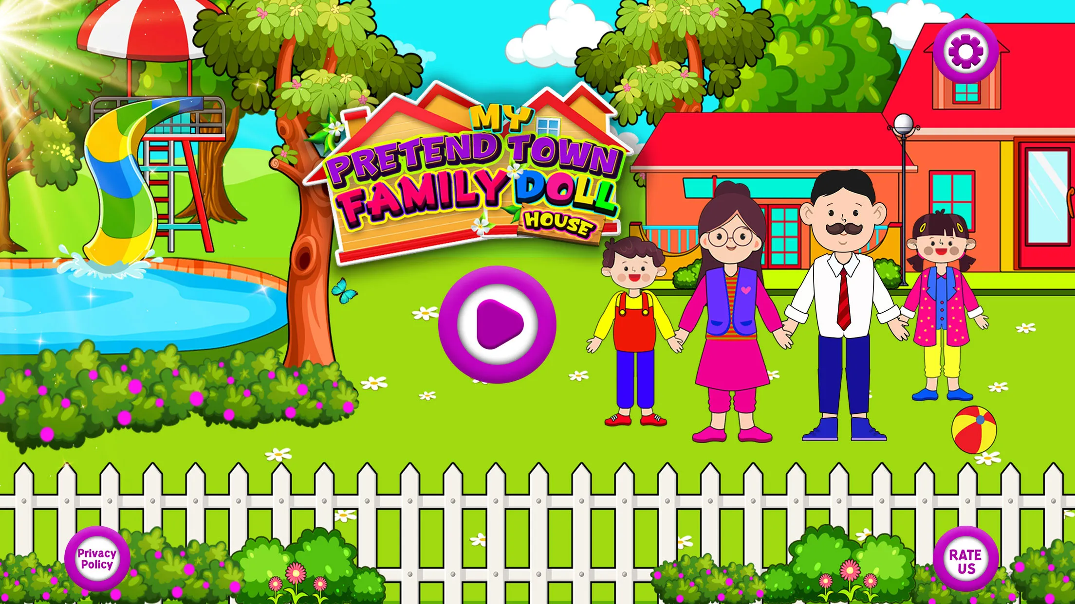 Pretend Town Family Doll House | Indus Appstore | Screenshot