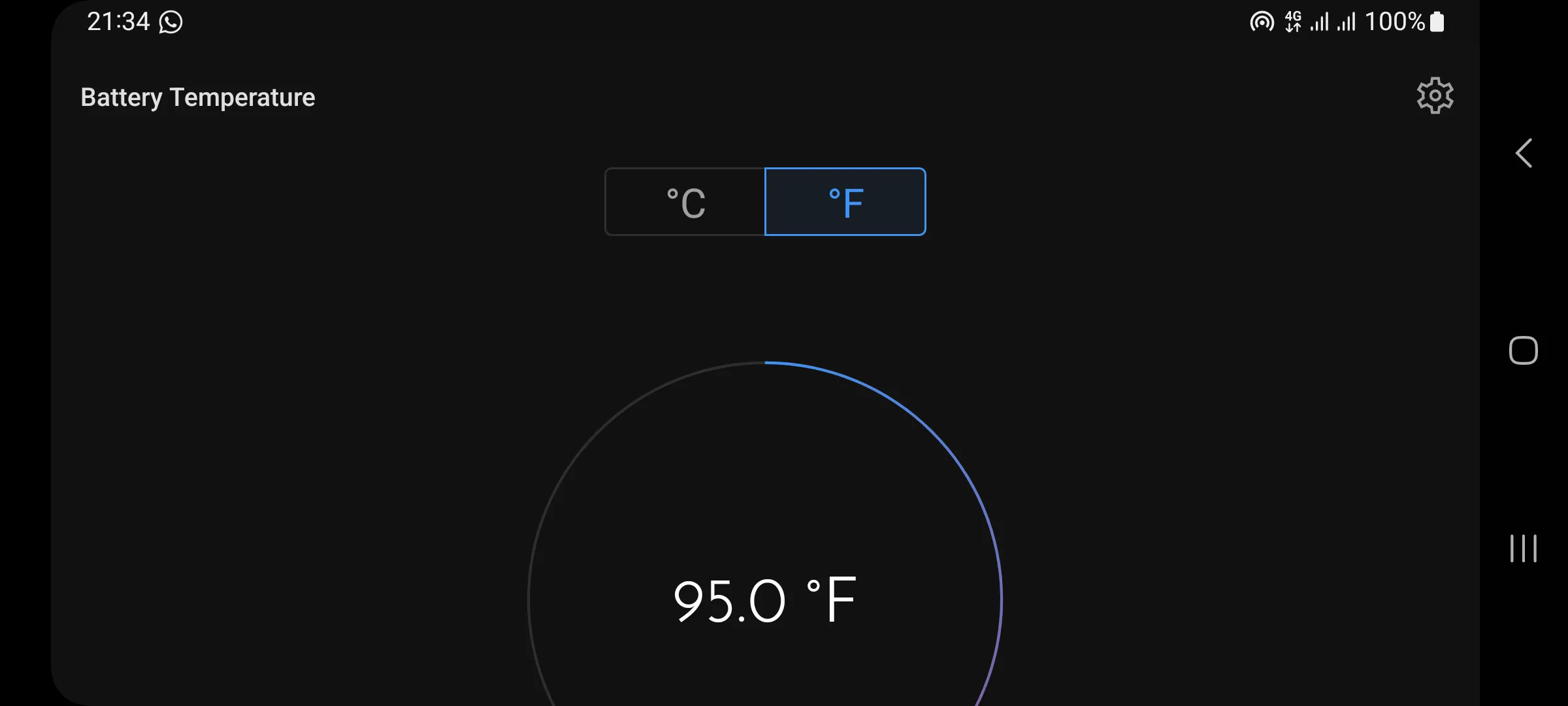 Battery Temperature | Indus Appstore | Screenshot