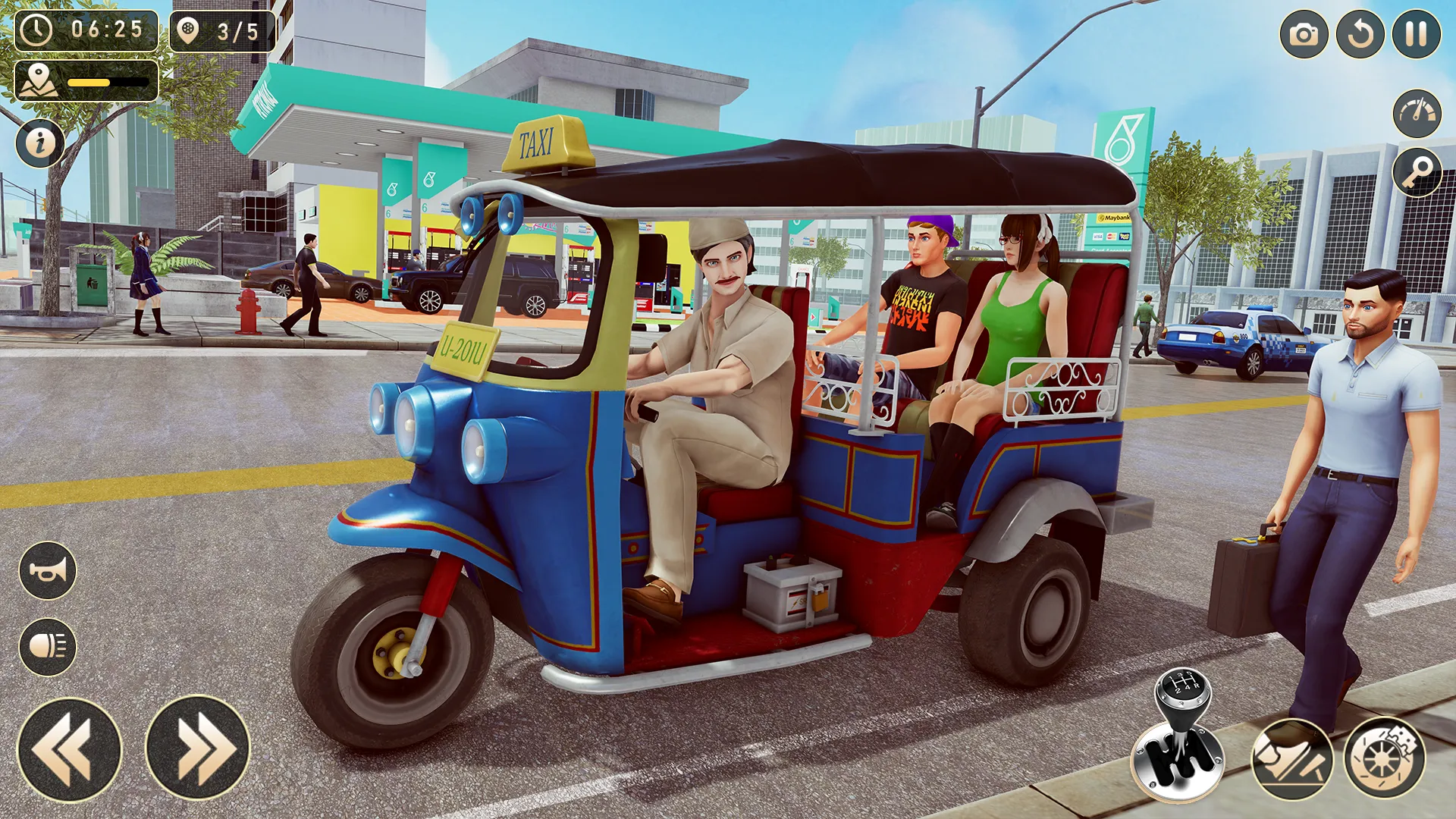 Tuk Tuk Rickshaw Driving Sim | Indus Appstore | Screenshot