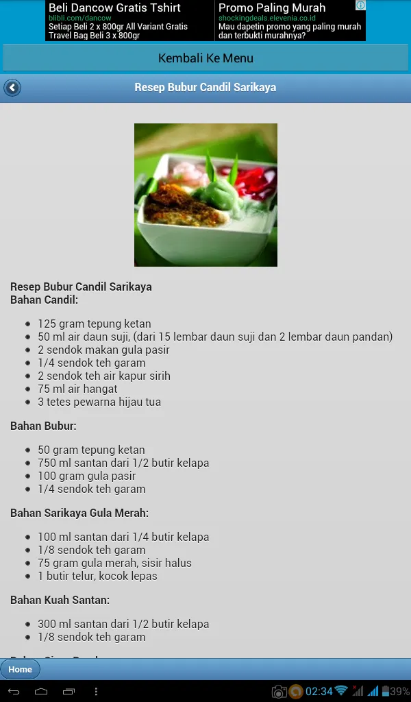 Kumpulan Resep Bubur Spesial | Indus Appstore | Screenshot