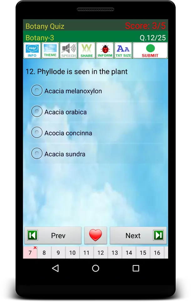 Botany Quiz! | Indus Appstore | Screenshot