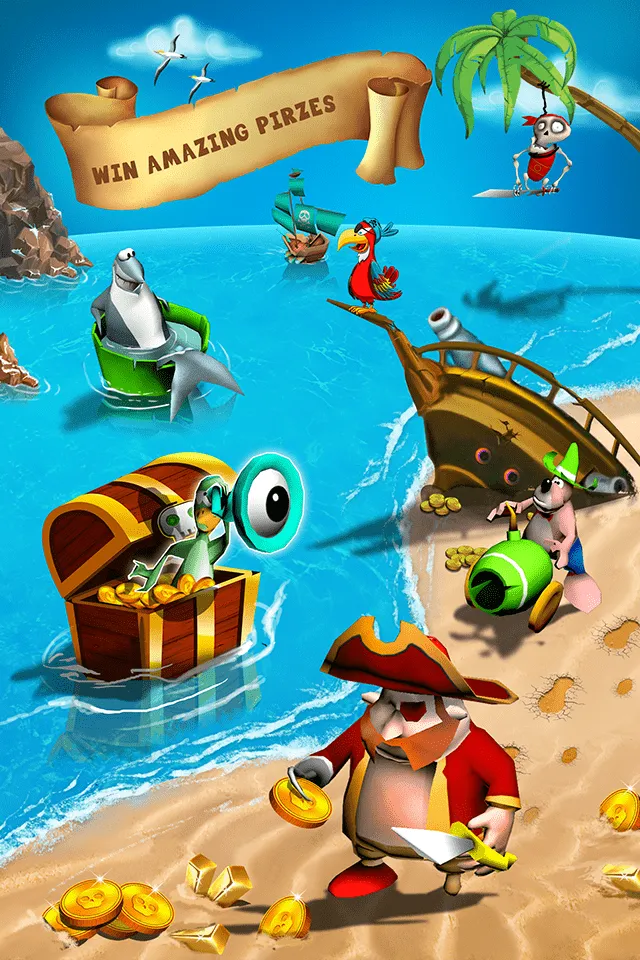 Pirates Gold Coin Party Dozer | Indus Appstore | Screenshot