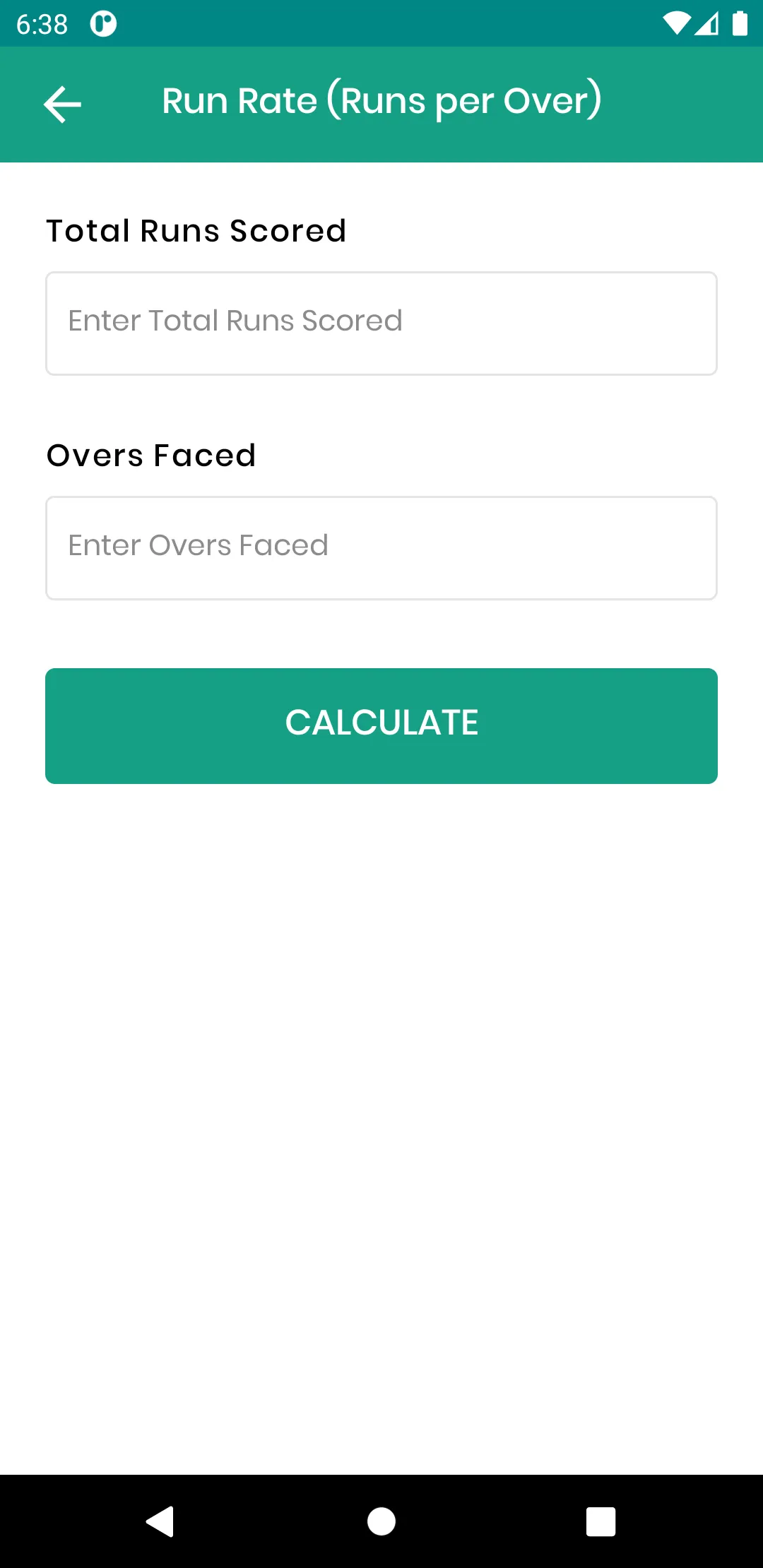 CricOvers - Cricket Calculator | Indus Appstore | Screenshot