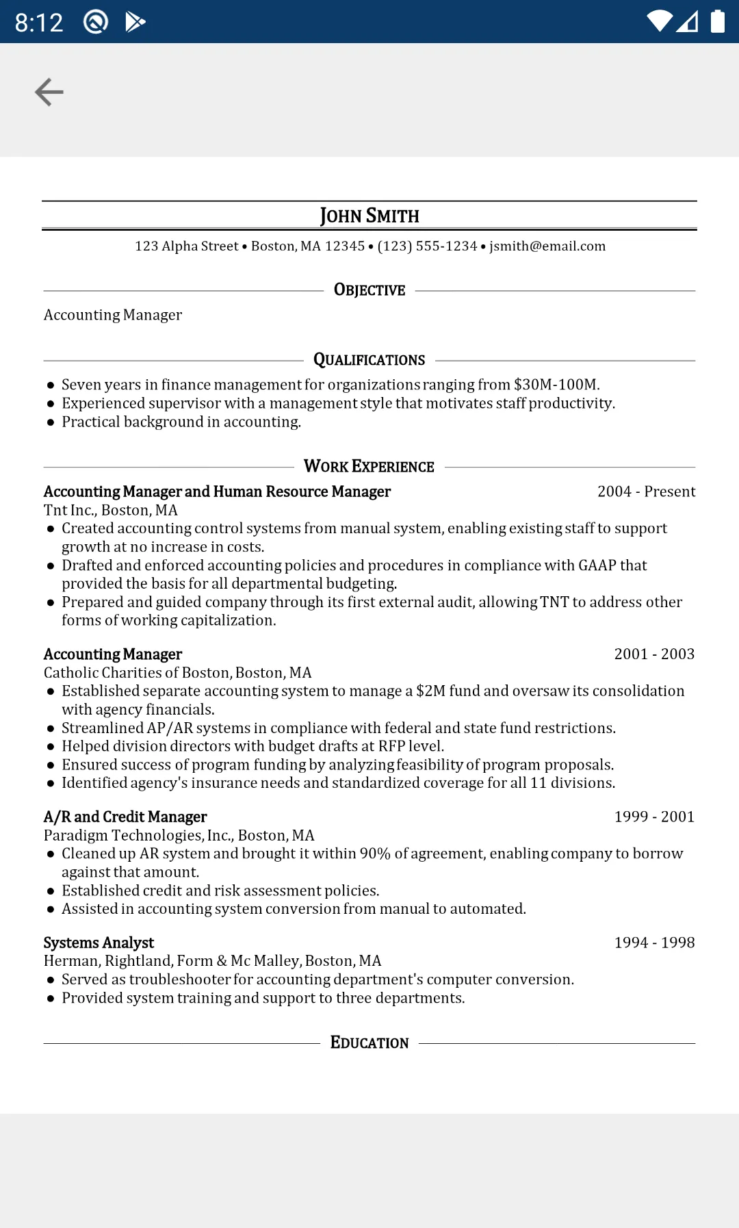 Got Resume Builder | Indus Appstore | Screenshot