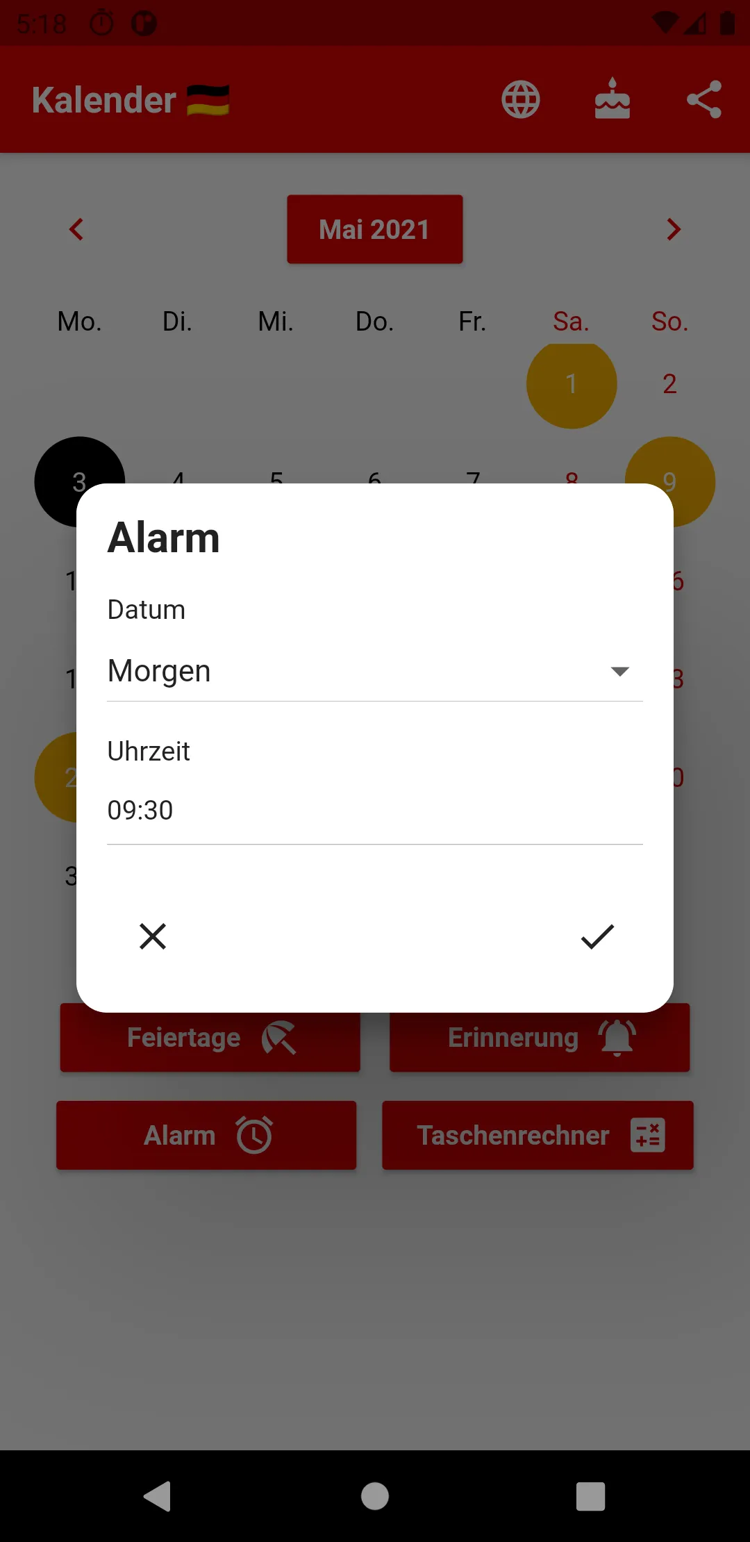 Deutscher Kalender 2024 | Indus Appstore | Screenshot
