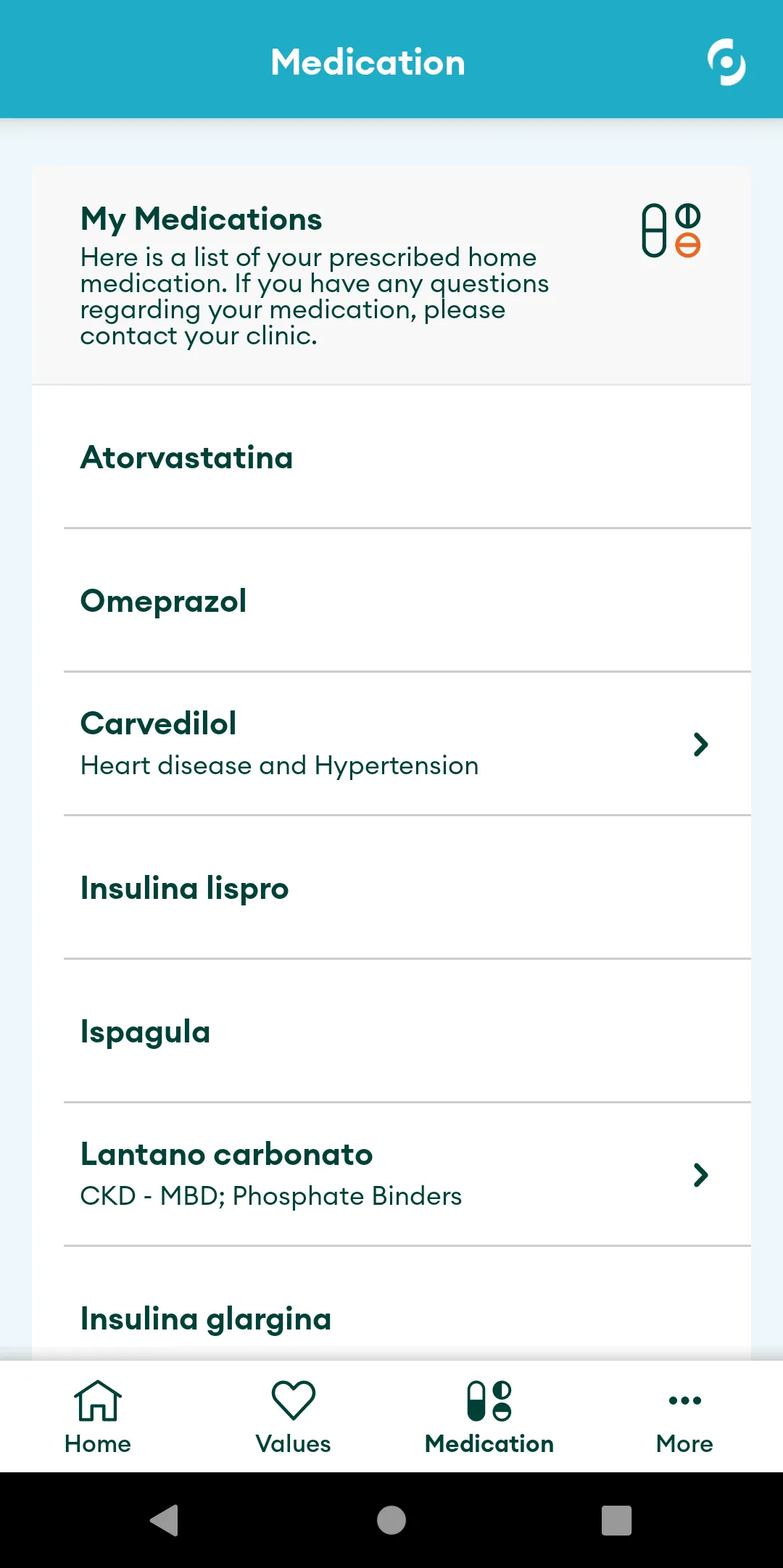 Diaverum d.CARE patient app | Indus Appstore | Screenshot