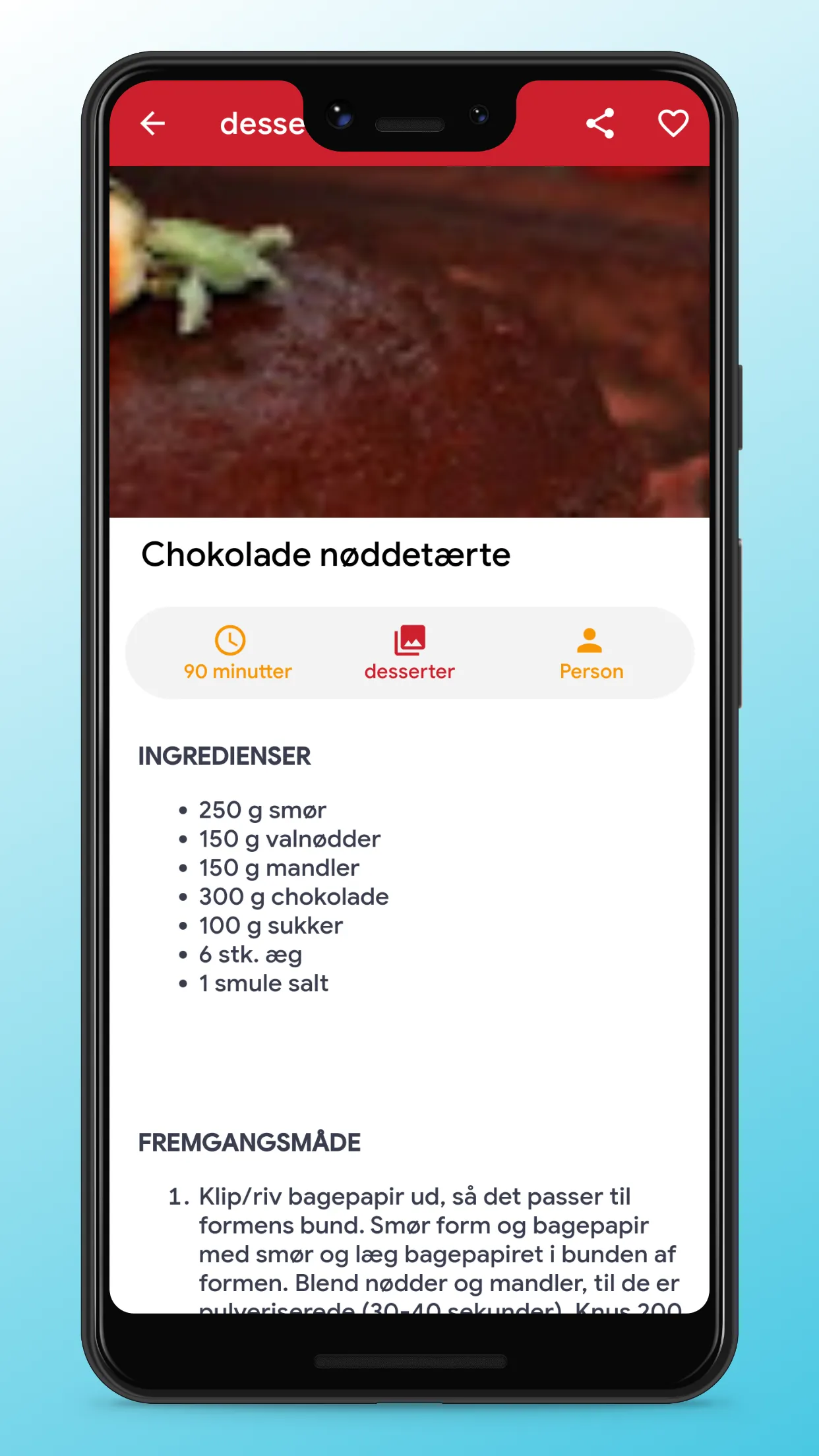 Danish Recipes - Food App | Indus Appstore | Screenshot