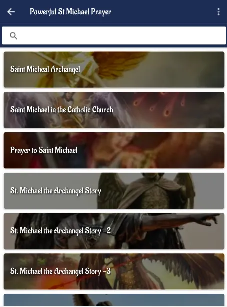 St Michael Prayer -Saint | Indus Appstore | Screenshot