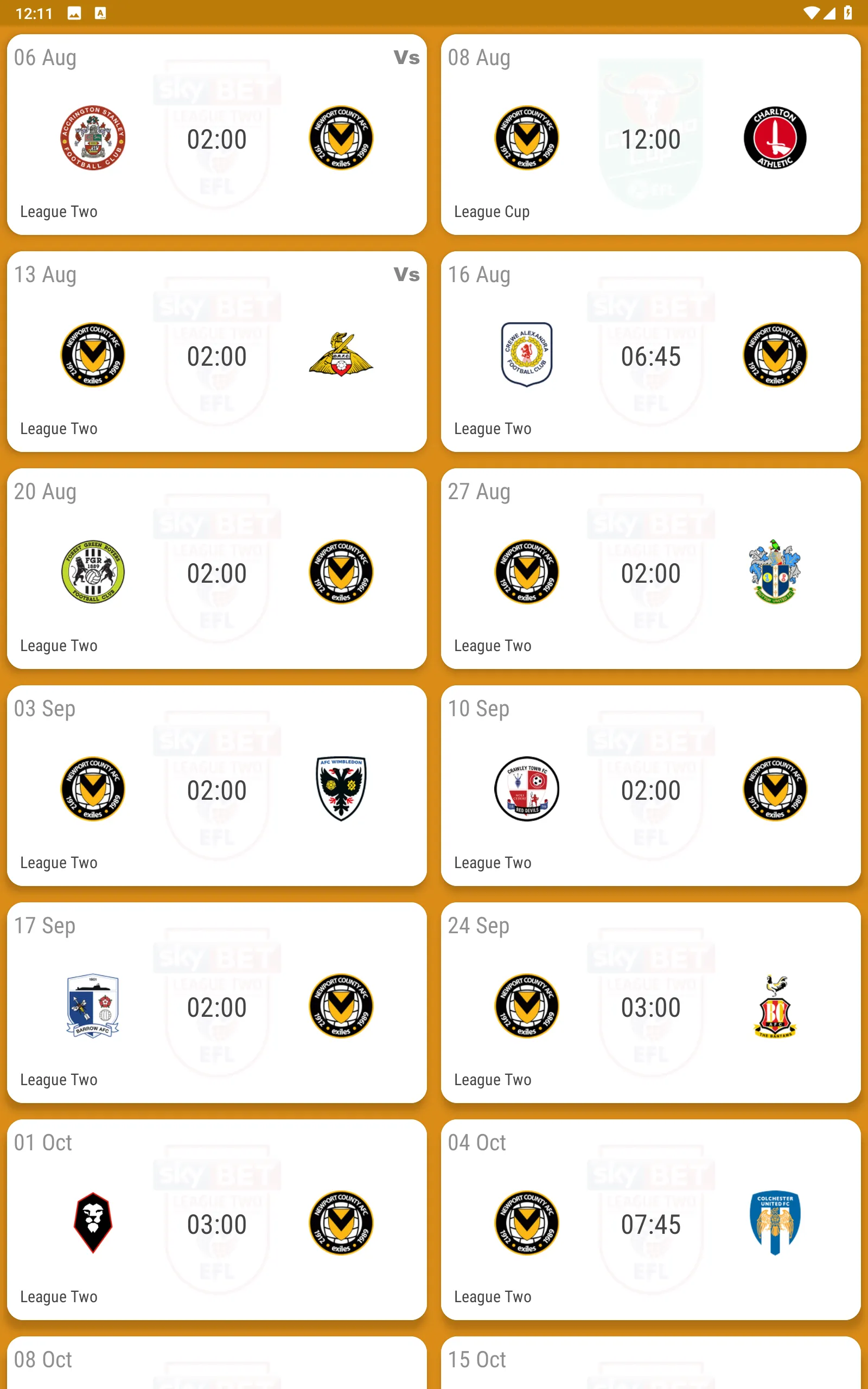 Newport County Fan App | Indus Appstore | Screenshot