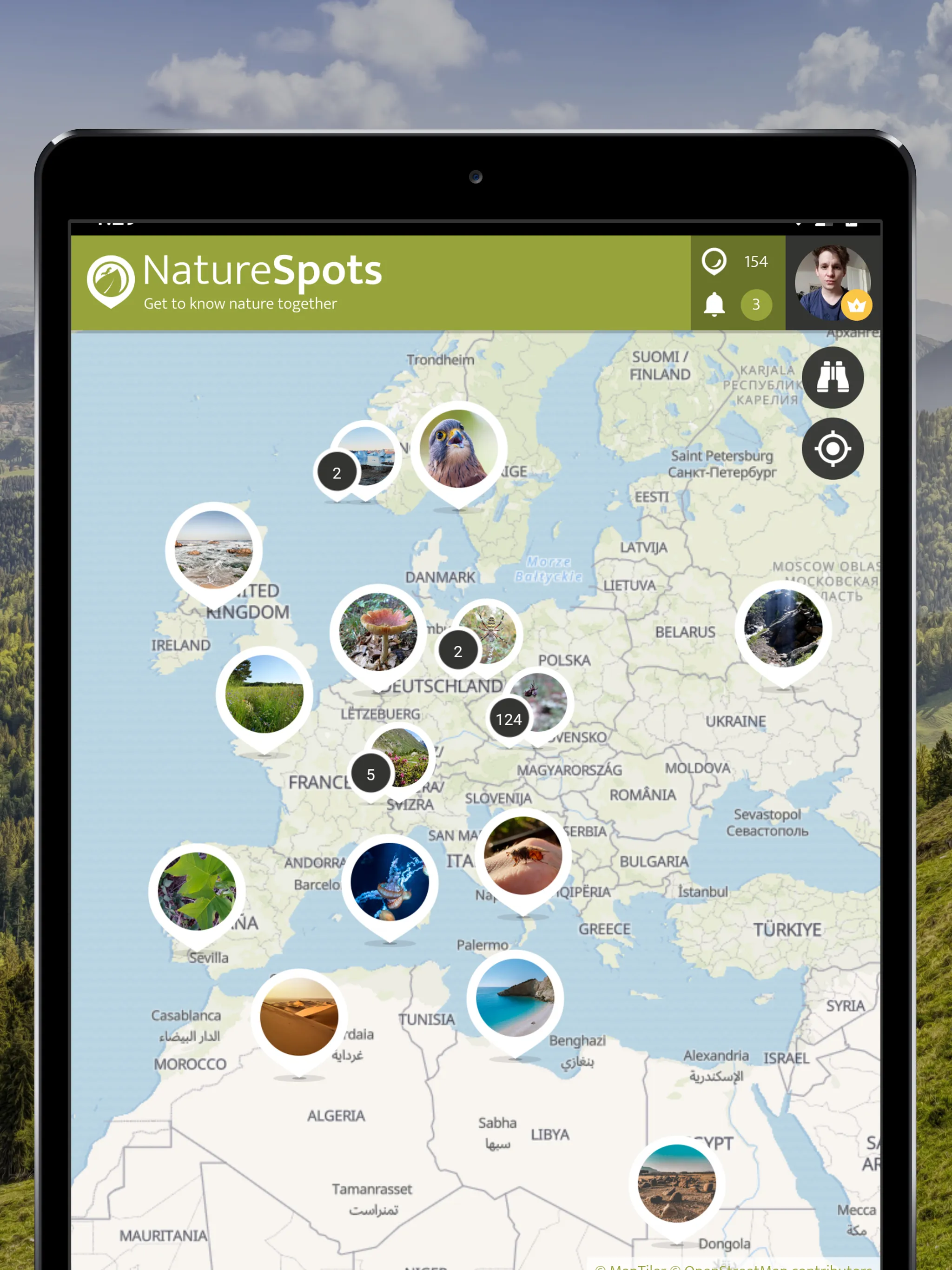 NatureSpots - observe nature & | Indus Appstore | Screenshot