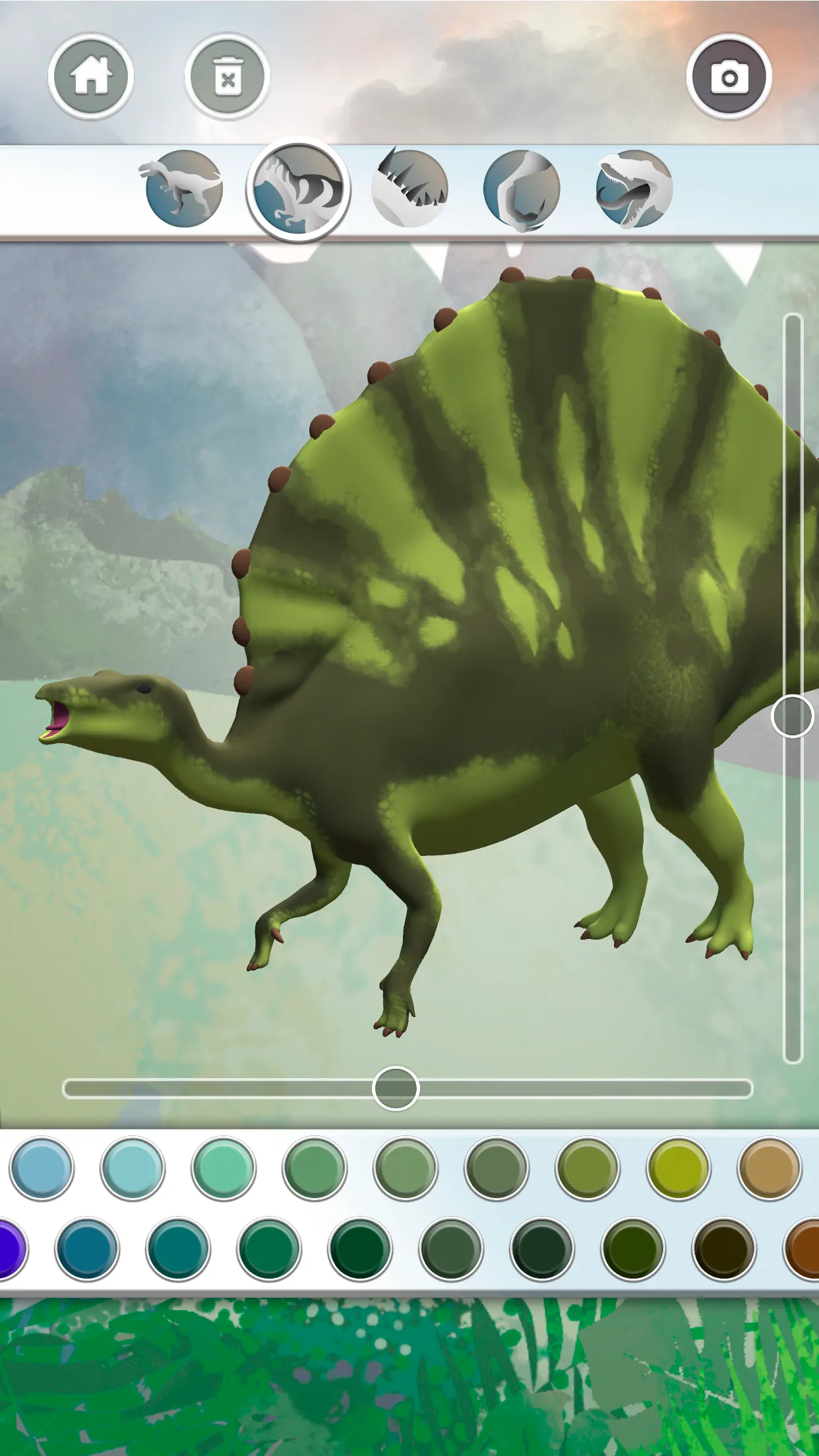 Dinosaurs 3D Coloring Book | Indus Appstore | Screenshot