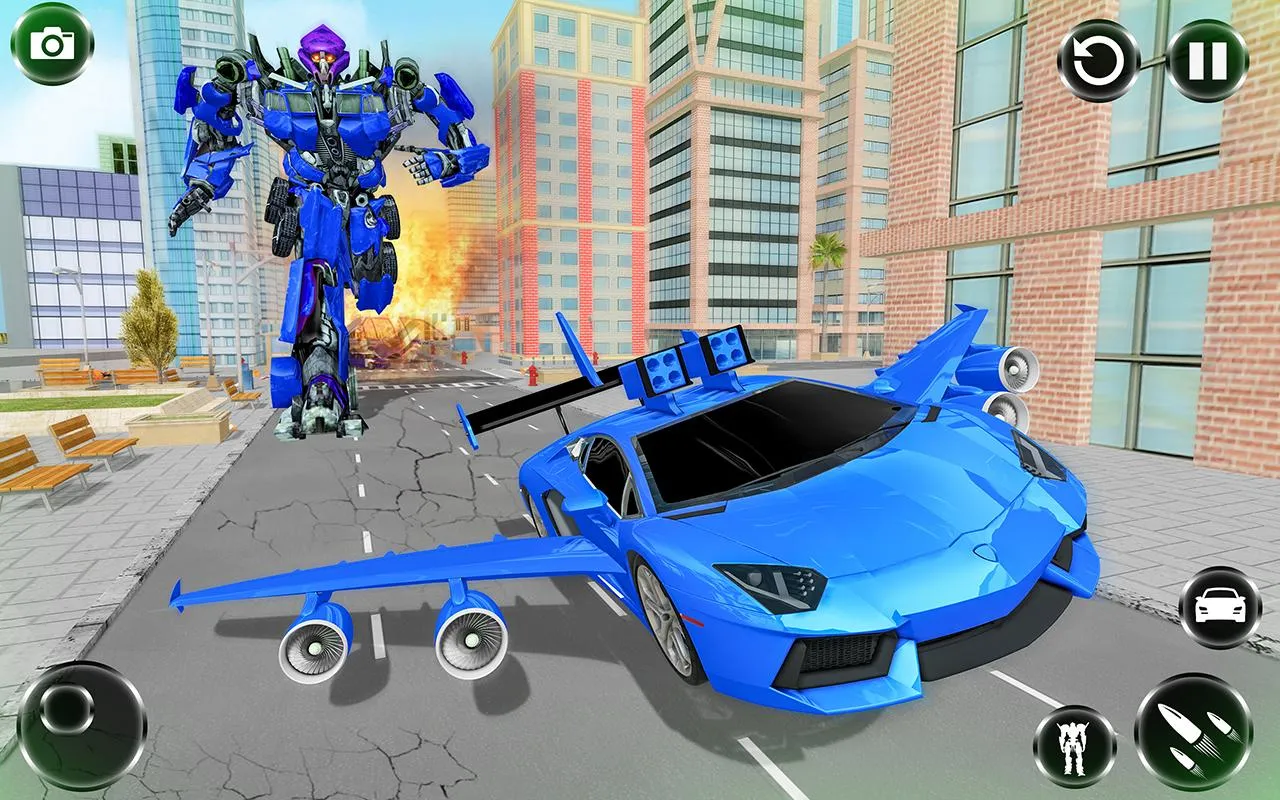 Flying Car Games Transformers | Indus Appstore | Screenshot