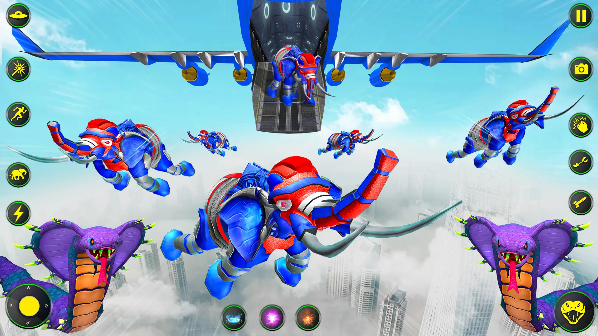 Elephant Robot Car: Robot Game | Indus Appstore | Screenshot