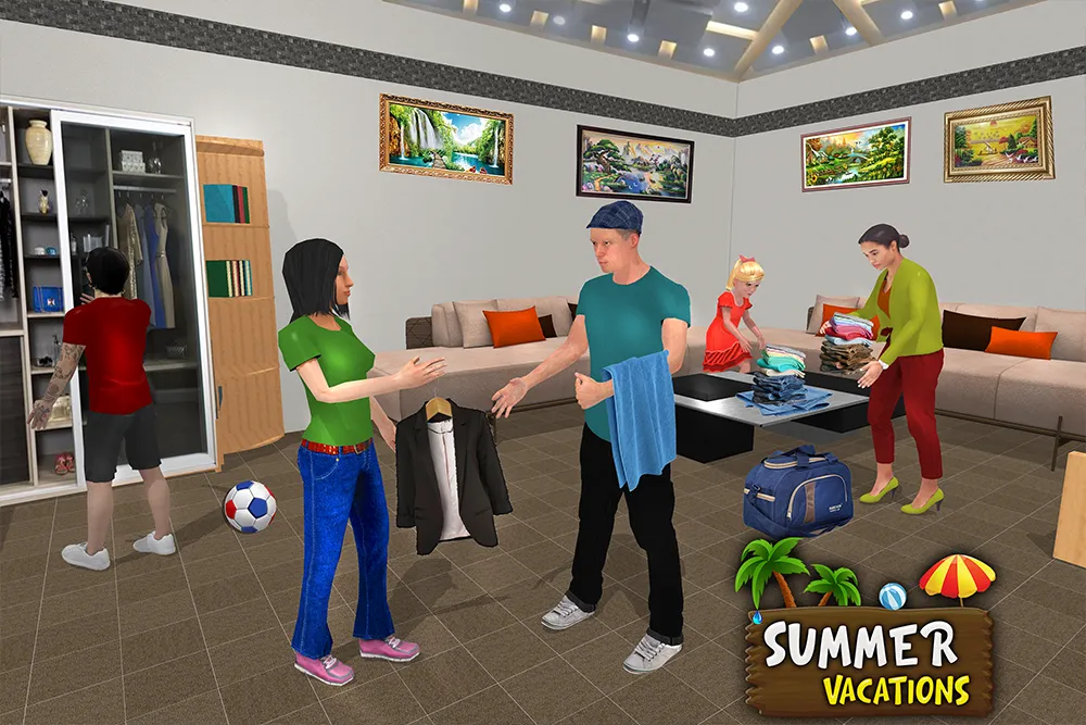 Virtual Family Summer Vacation | Indus Appstore | Screenshot