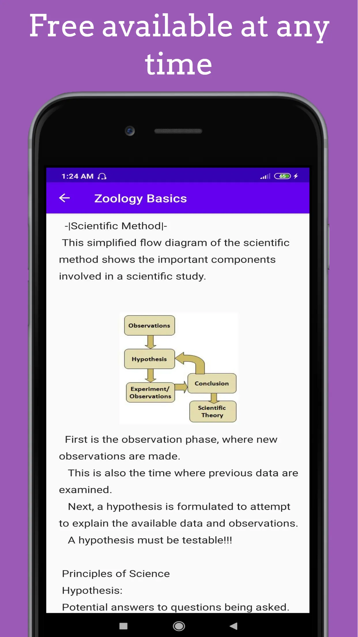 Zoology basics an offline App | Indus Appstore | Screenshot