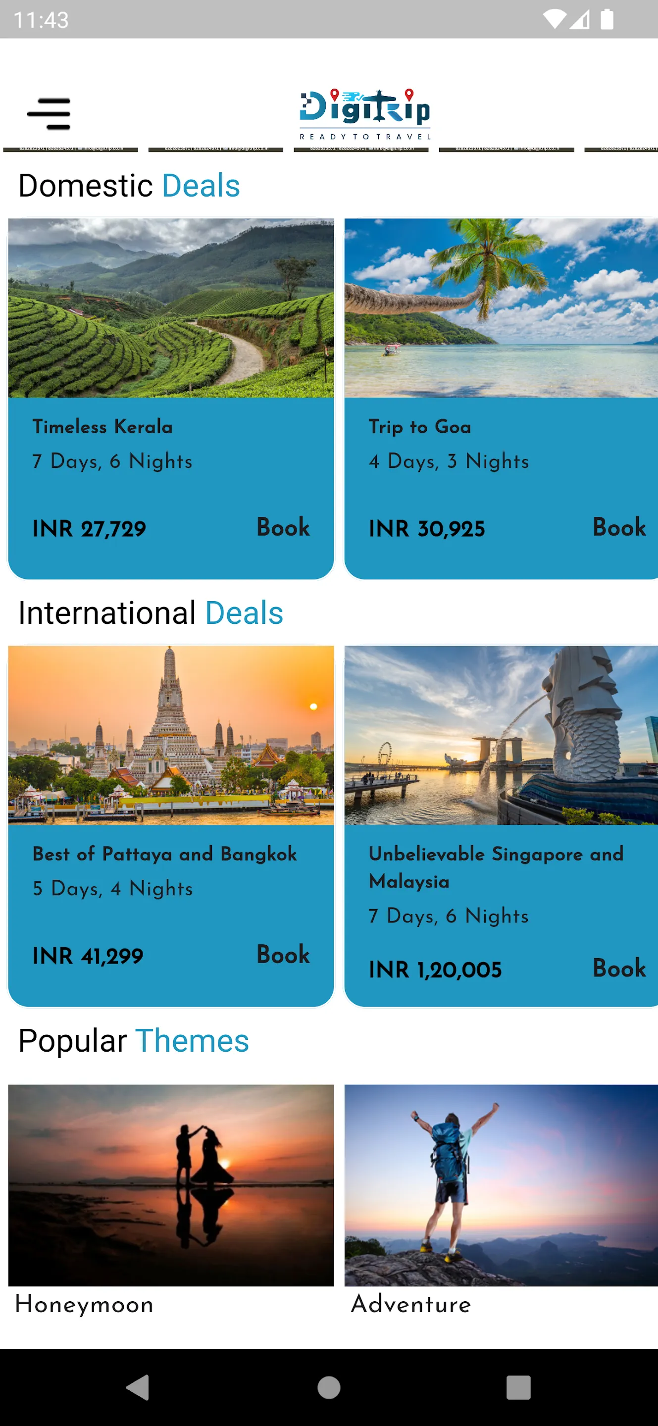 DigiTrip - Flights,Hotels & Ho | Indus Appstore | Screenshot