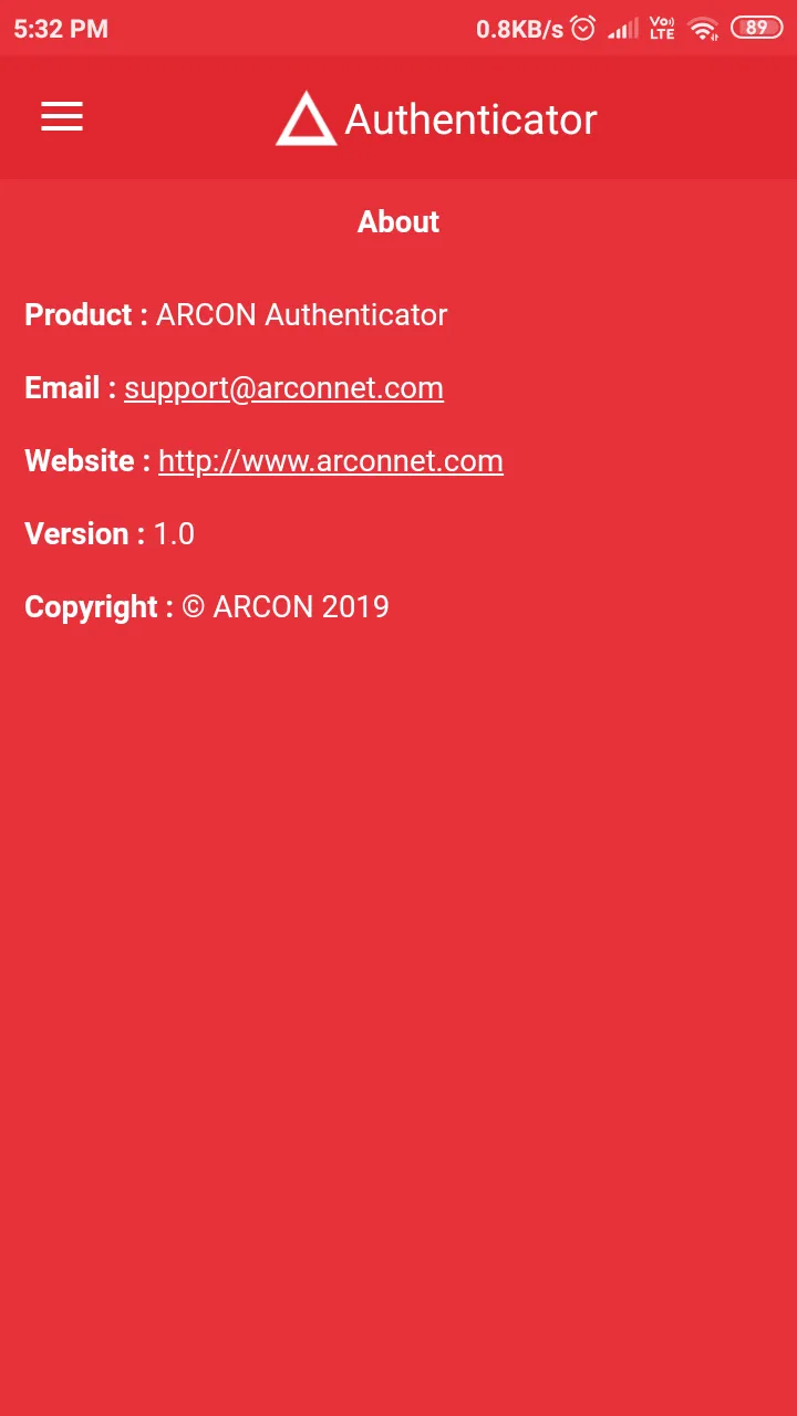 ARCON Authenticator | Indus Appstore | Screenshot