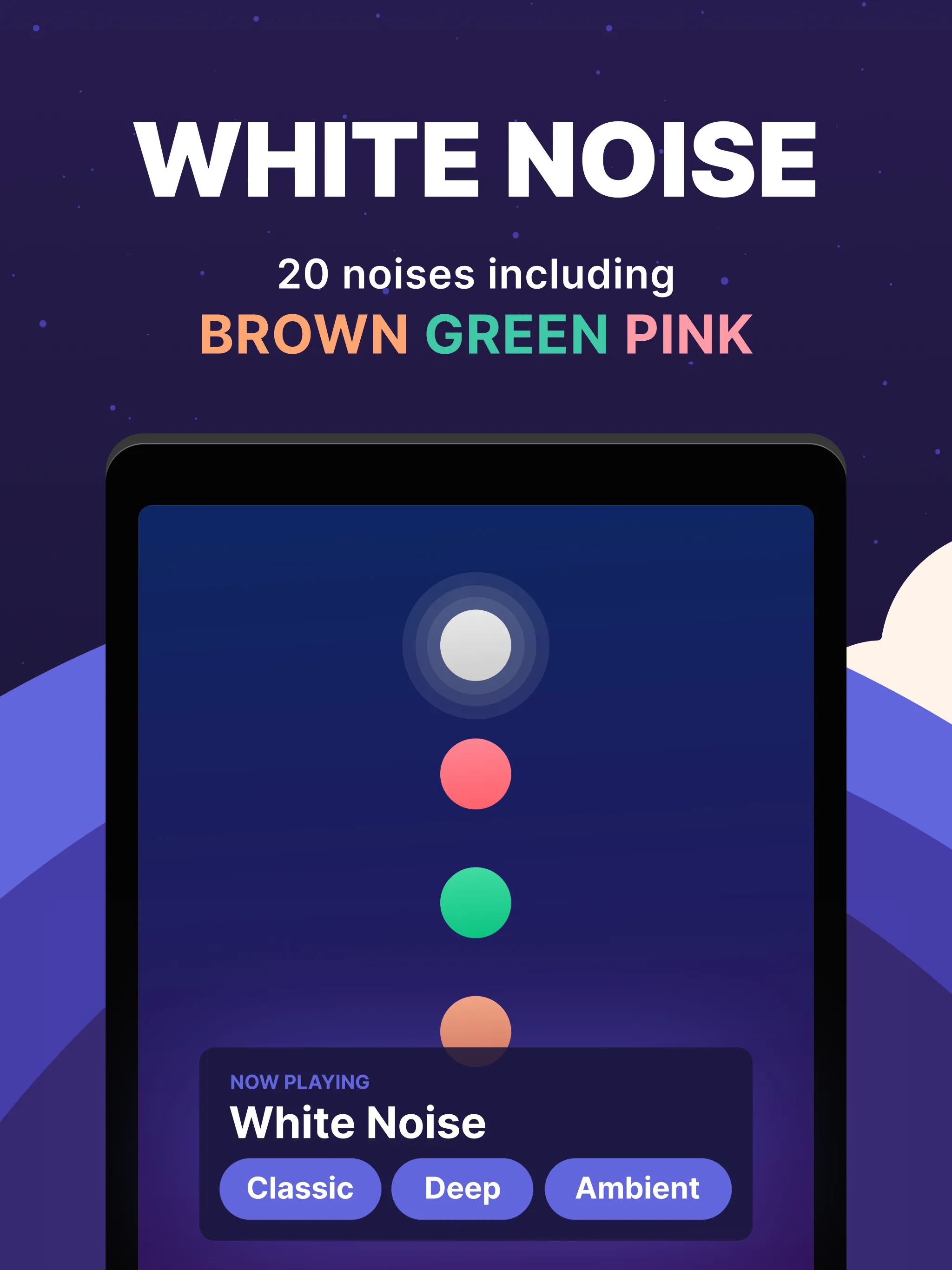 Noise Machine - Green, White | Indus Appstore | Screenshot