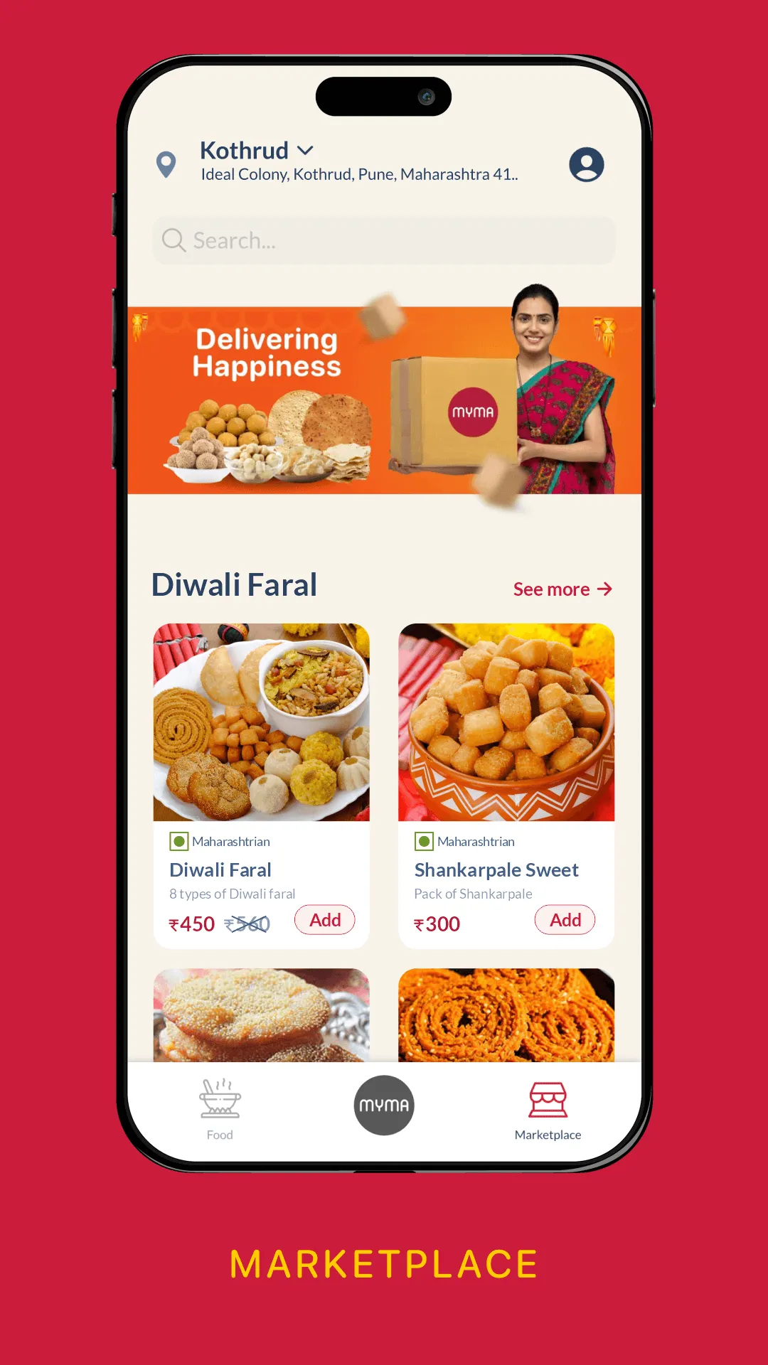 Myma - Home Food & Products | Indus Appstore | Screenshot