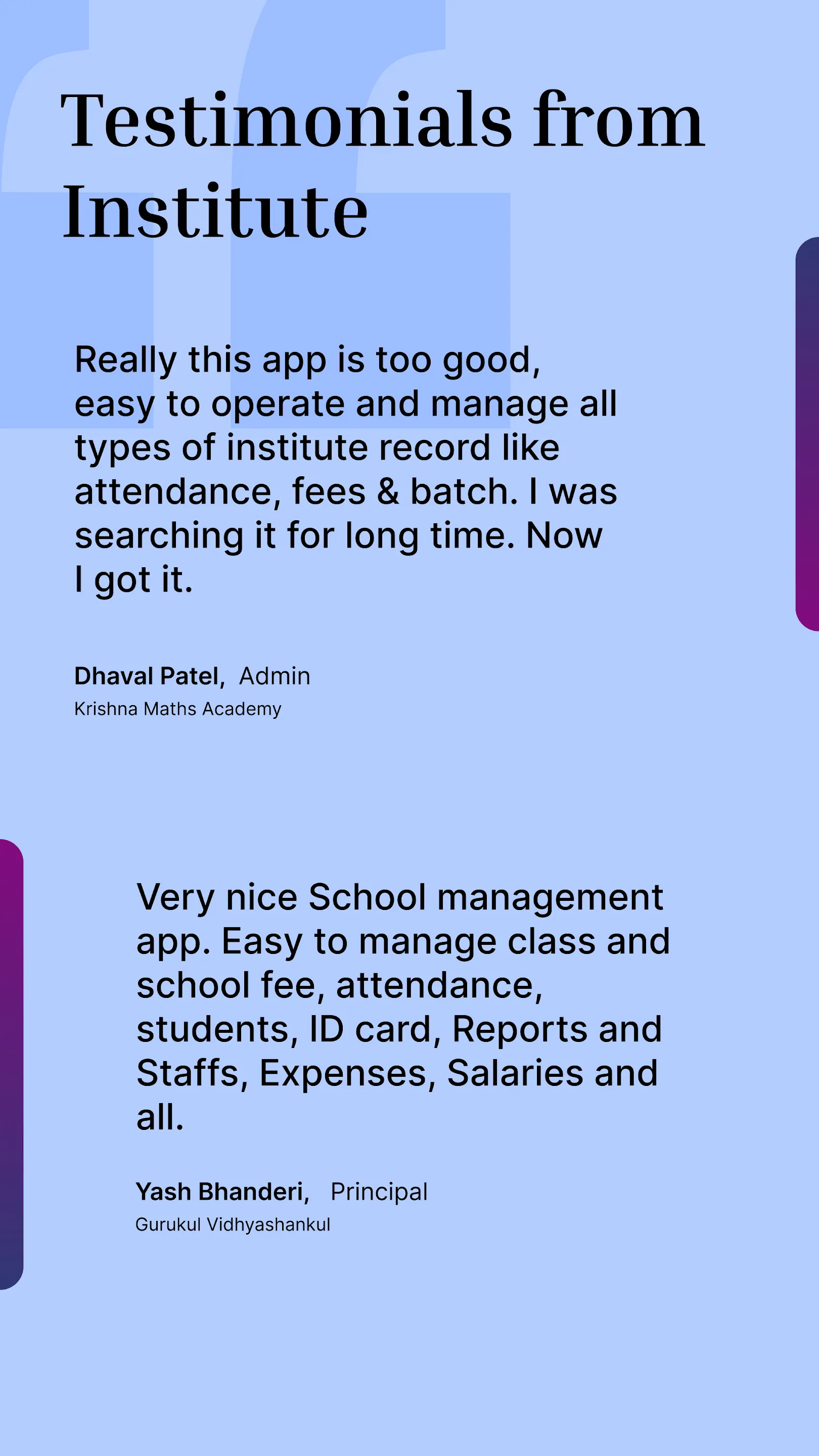 School Institute Manager App | Indus Appstore | Screenshot