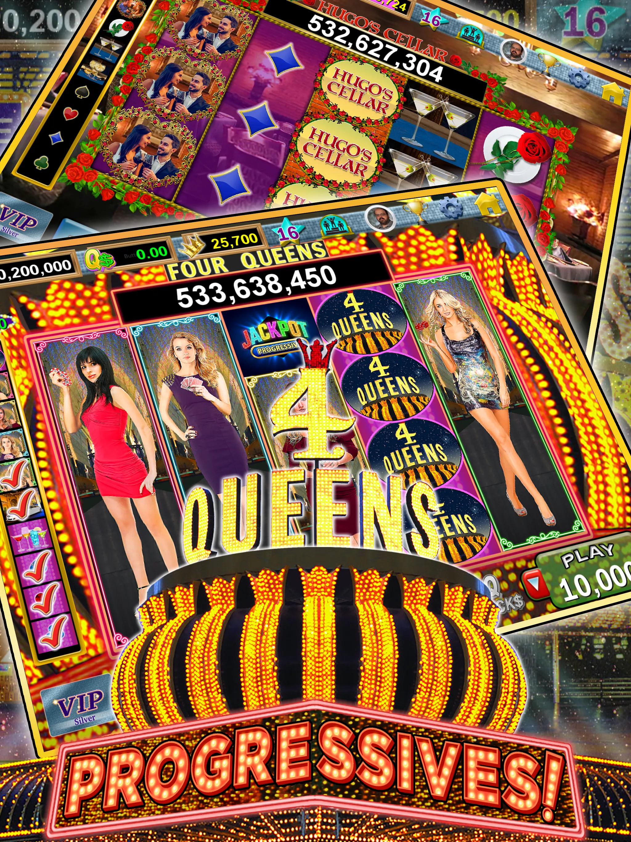 Four Queens Social Casino | Indus Appstore | Screenshot