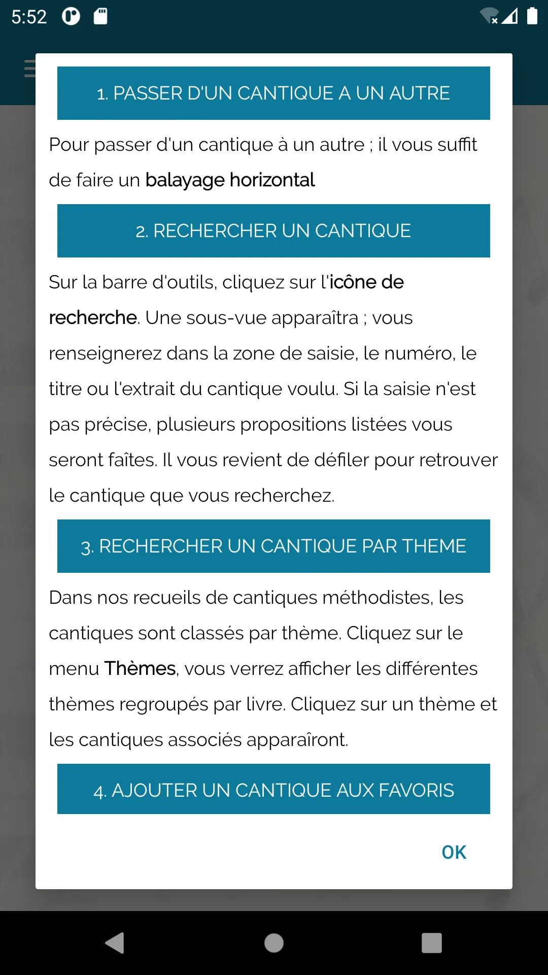 Cantiques Méthodistes | Indus Appstore | Screenshot