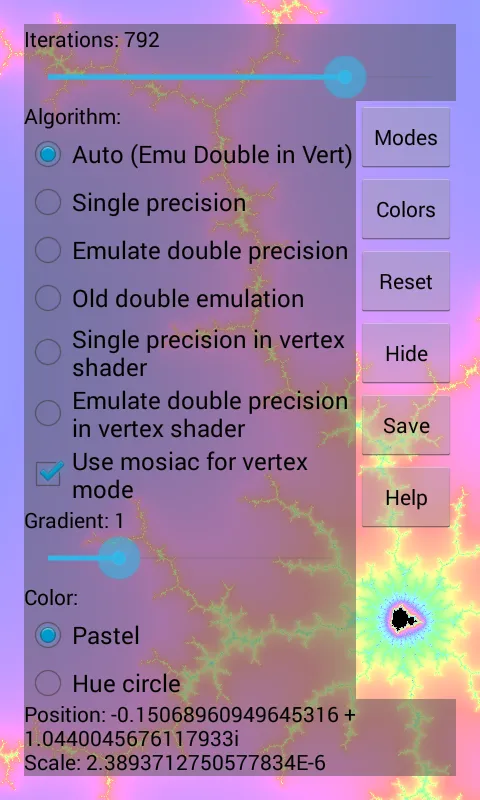 GPU Mandelbrot | Indus Appstore | Screenshot