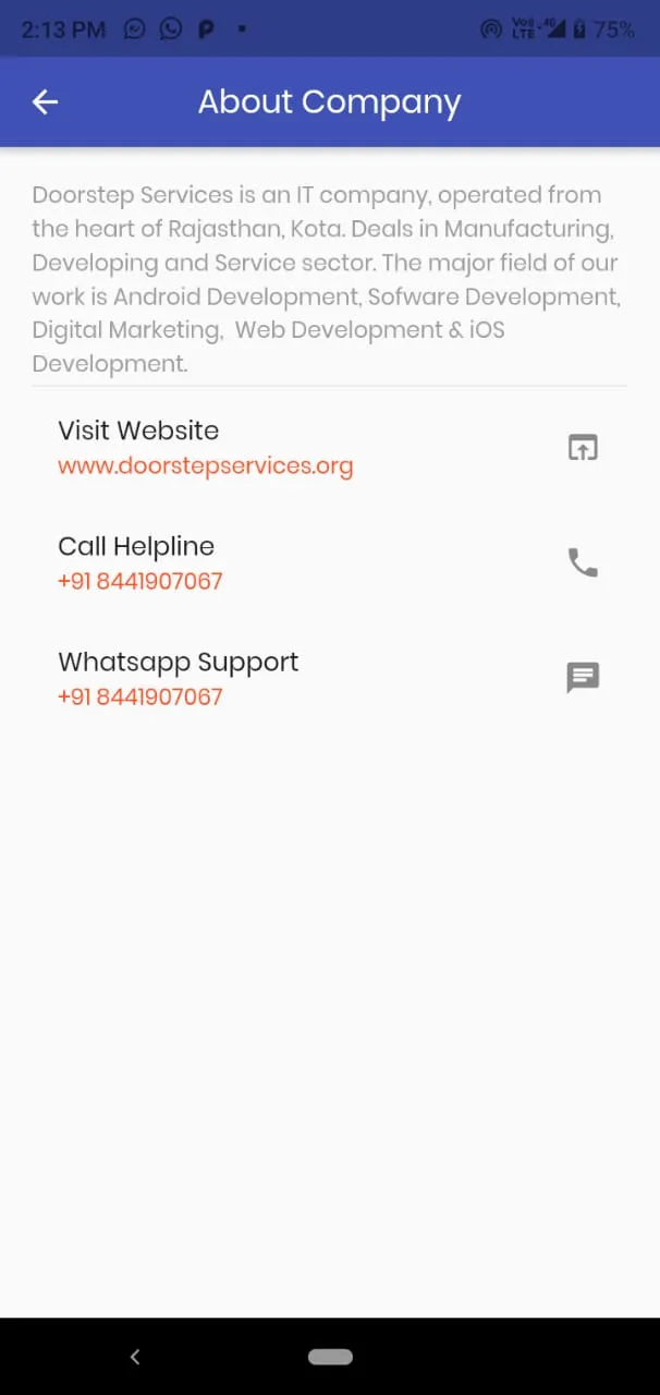 Doorstep Services - Partner Ap | Indus Appstore | Screenshot